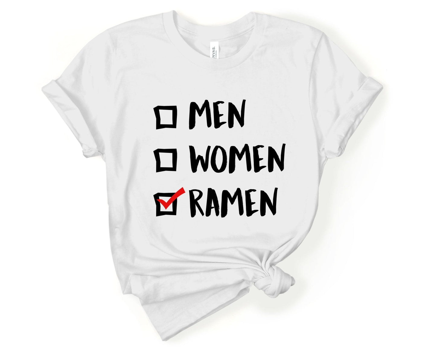 Men Women Ramen Shirt for Foodie | Stocking Stuffer for College Student - Gone Coastal Creations - Shirts