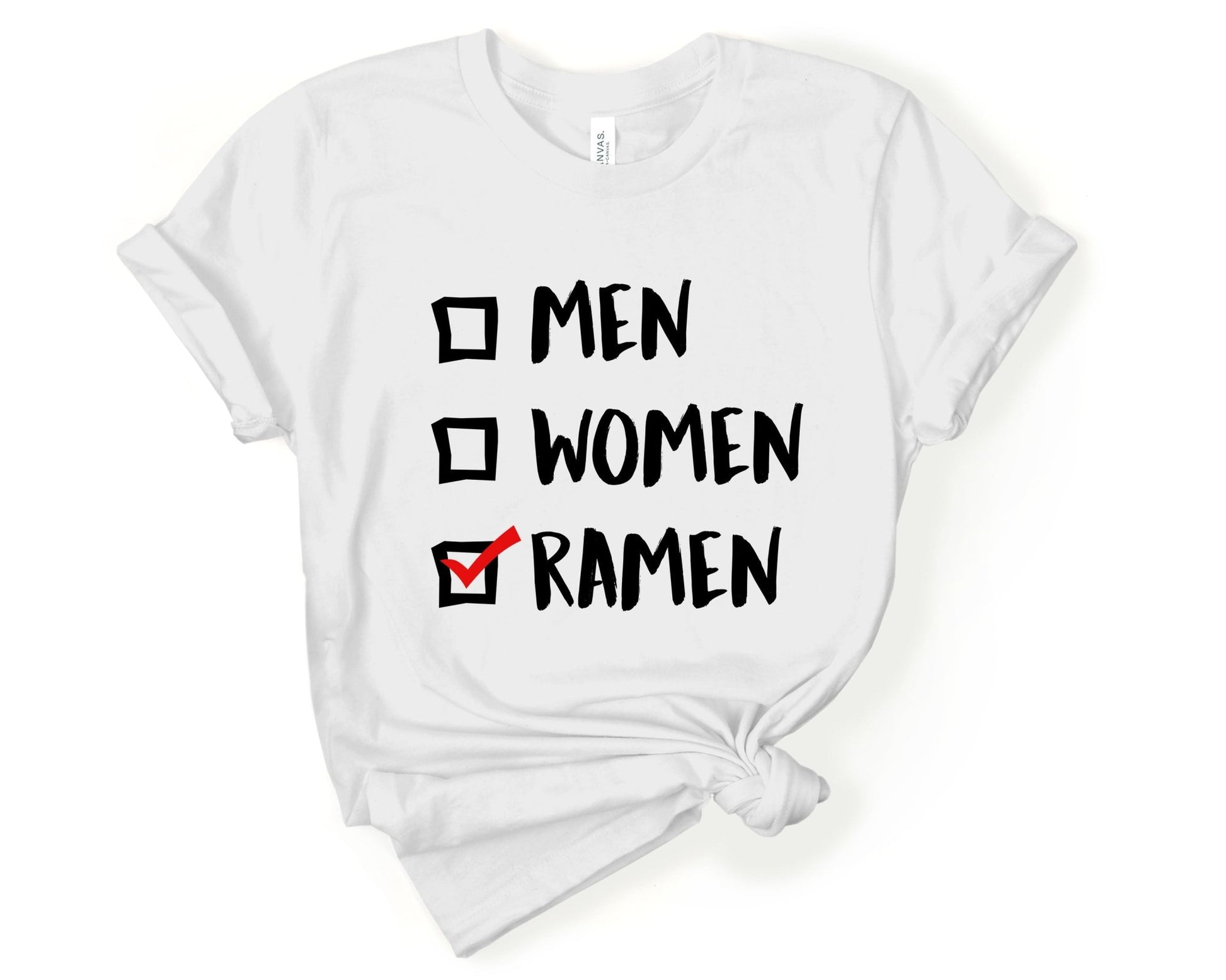 Men Women Ramen Shirt for Foodie | Stocking Stuffer for College Student - Gone Coastal Creations - Shirts