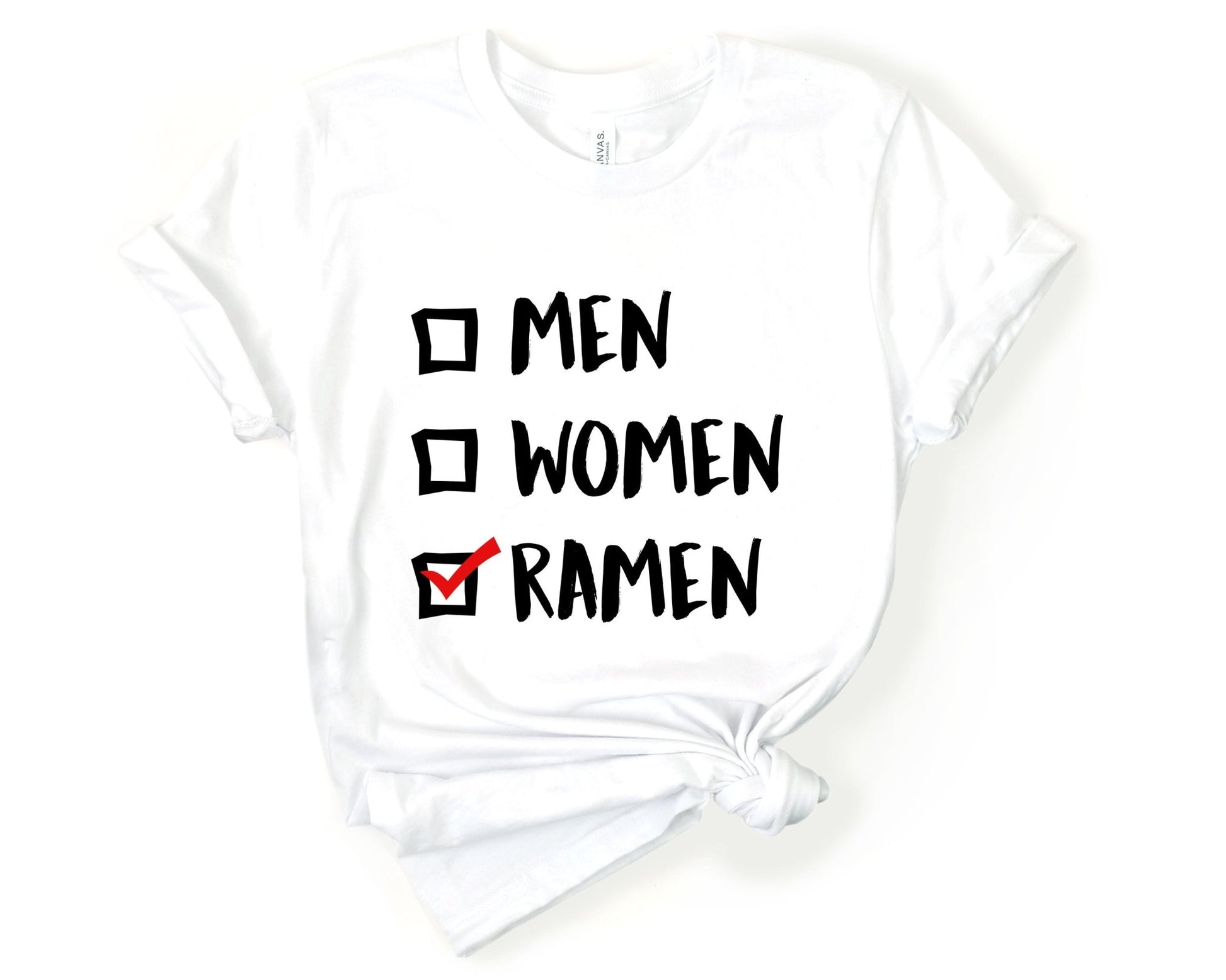 Men Women Ramen Shirt for Foodie | Stocking Stuffer for College Student - Gone Coastal Creations - Shirts