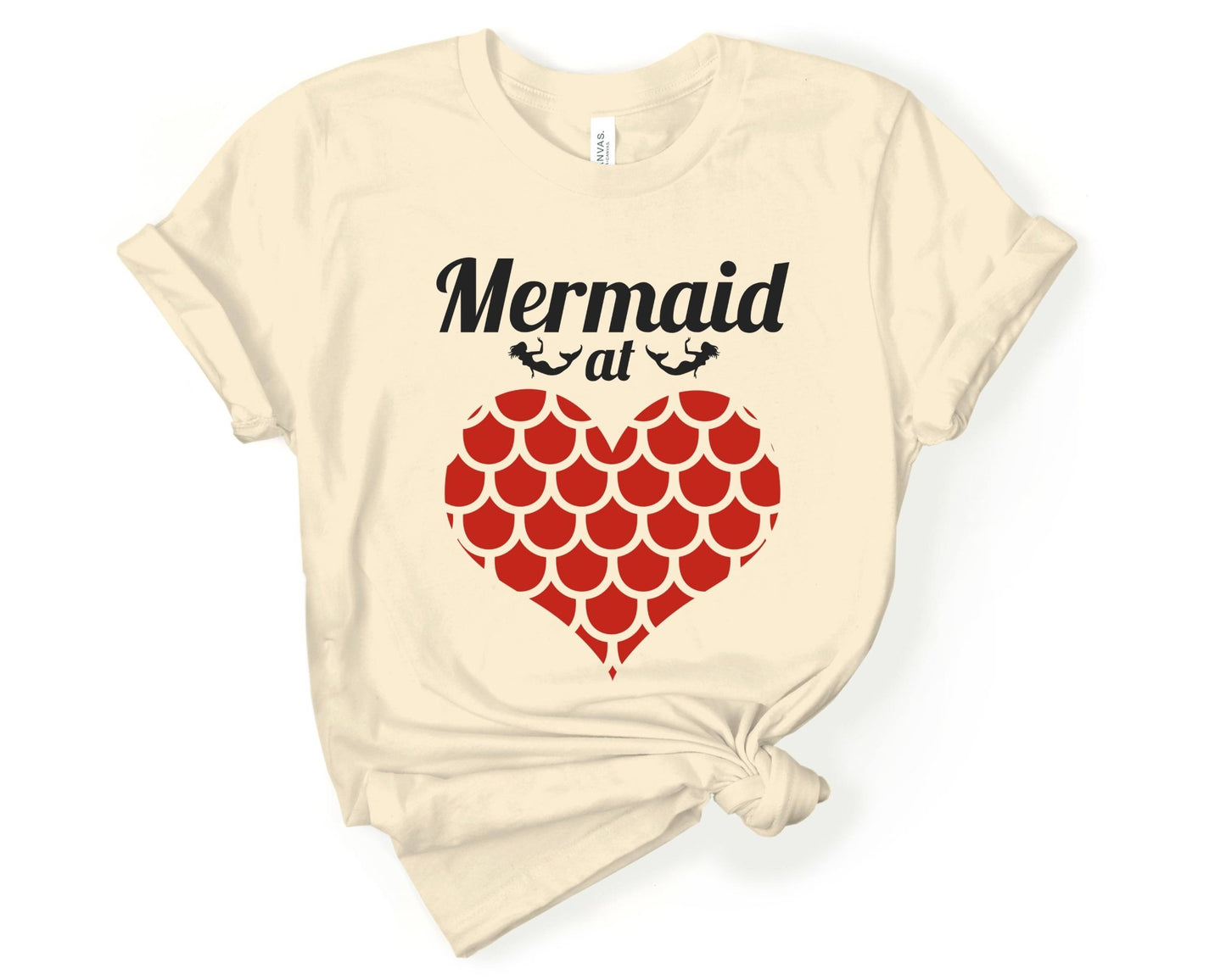 Mermaid at Heart | Mermaid Lovers Shirt - Gone Coastal Creations - Shirts