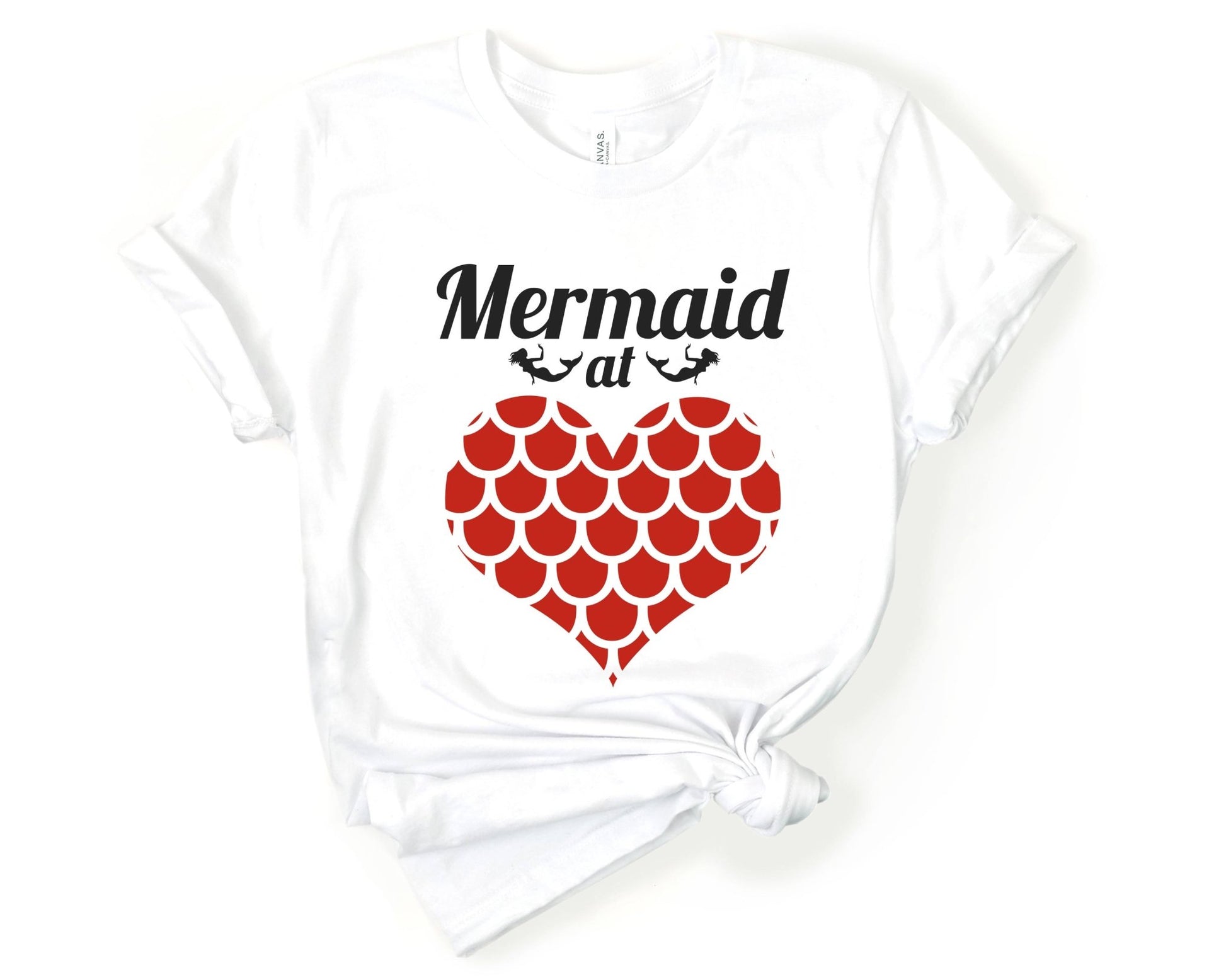 Mermaid at Heart | Mermaid Lovers Shirt - Gone Coastal Creations - Shirts