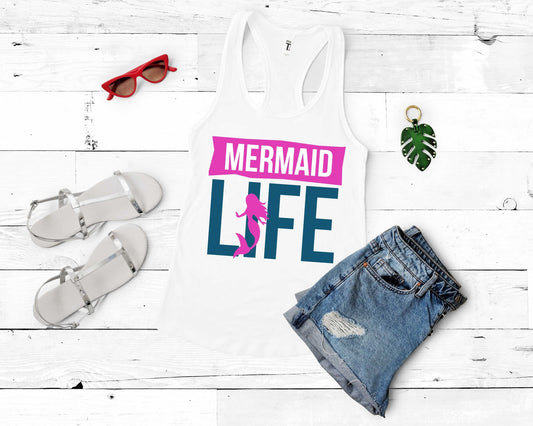 Mermaid Life | Mermaid Lovers Shirt - Gone Coastal Creations - Shirts
