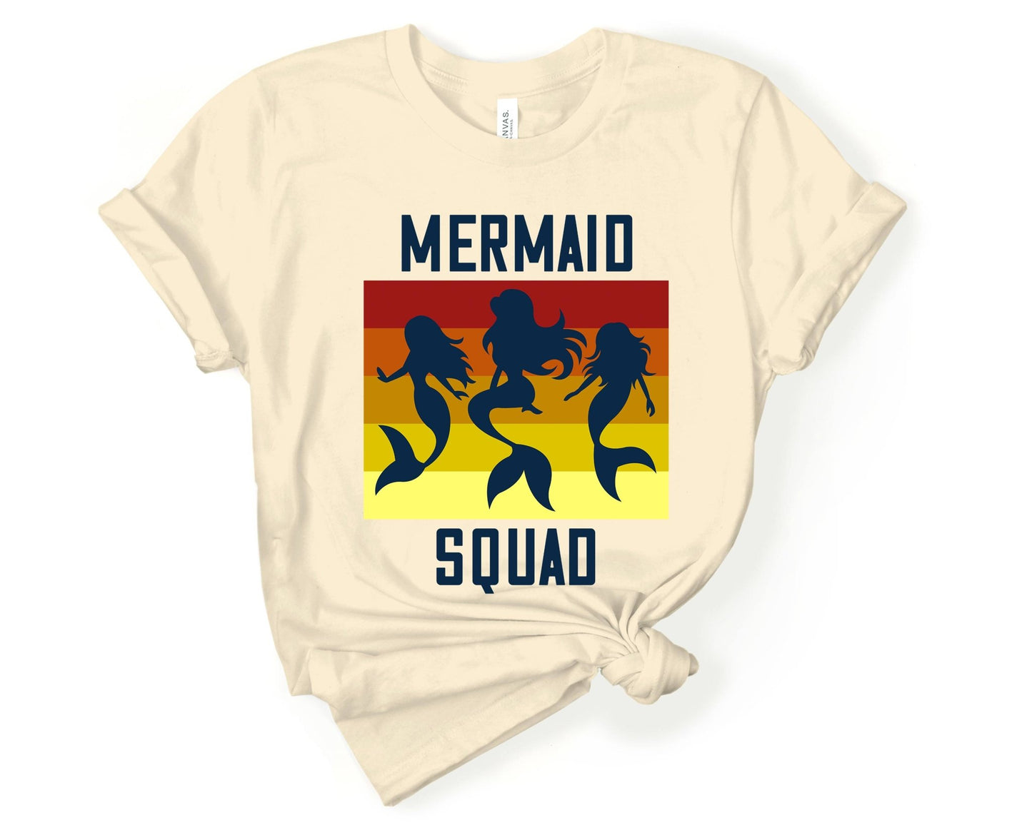 Mermaid Squad | Mermaid Lovers Shirt - Gone Coastal Creations - Shirts