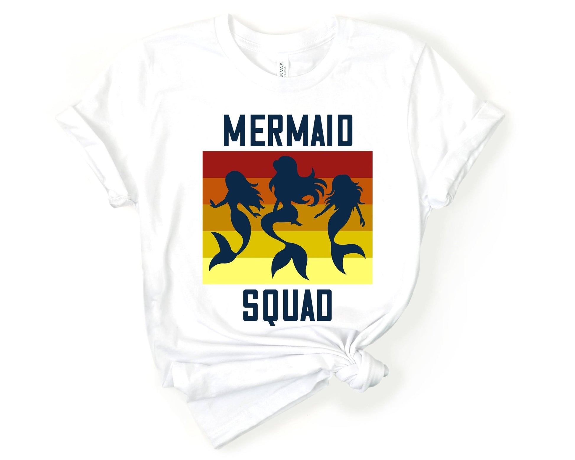 Mermaid Squad | Mermaid Lovers Shirt - Gone Coastal Creations - Shirts