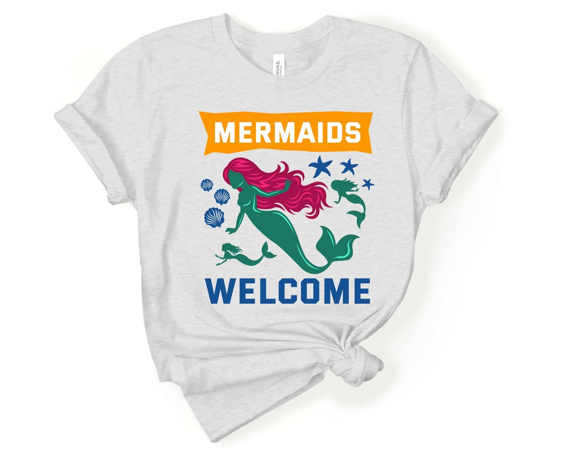 Mermaids Welcome | Mermaid Lovers Shirt - Gone Coastal Creations - Shirts