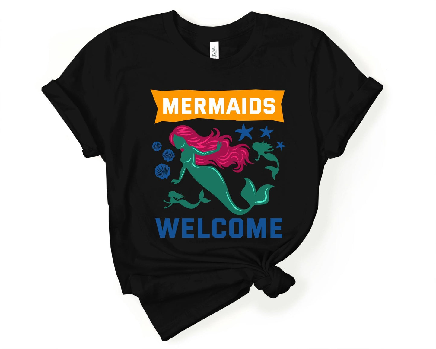 Mermaids Welcome | Mermaid Lovers Shirt - Gone Coastal Creations - Shirts