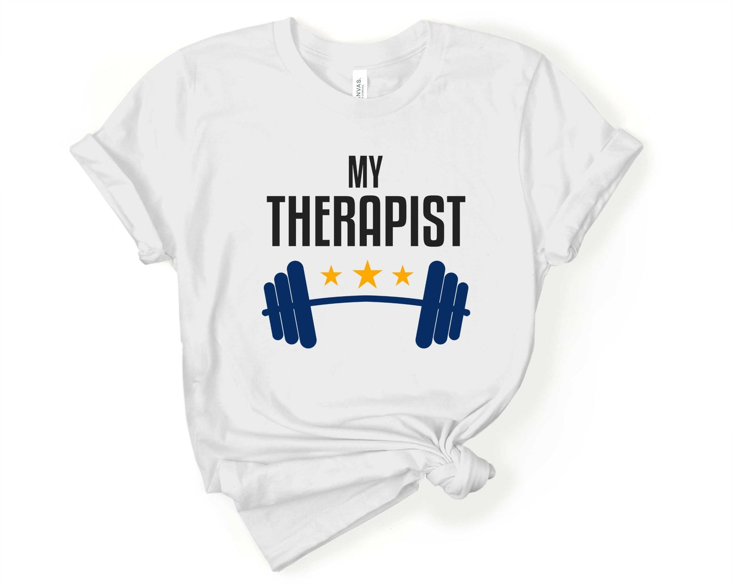 My Therapist is Weights, Workout Humor - Gone Coastal Creations - Shirts