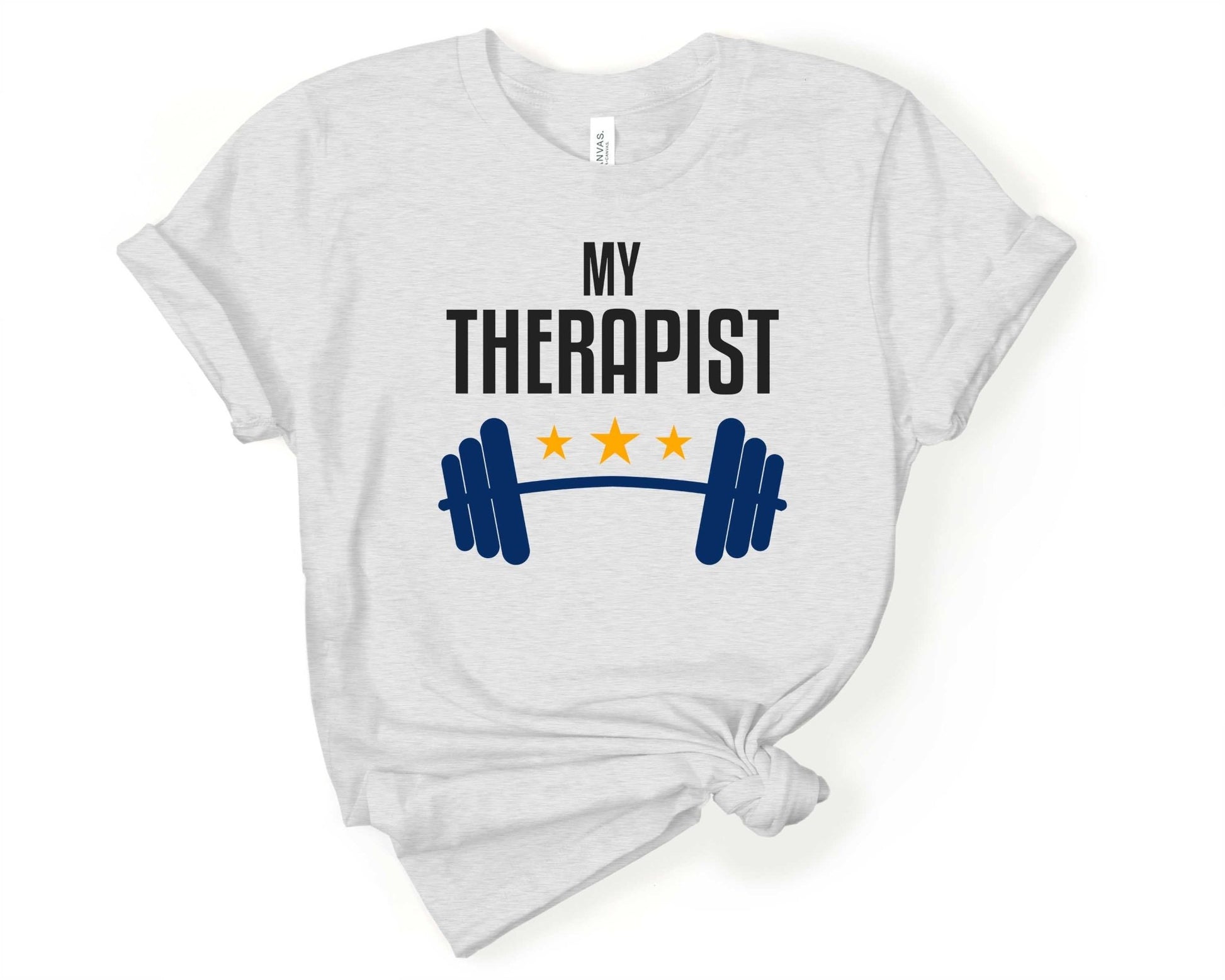 My Therapist is Weights, Workout Humor - Gone Coastal Creations - Shirts