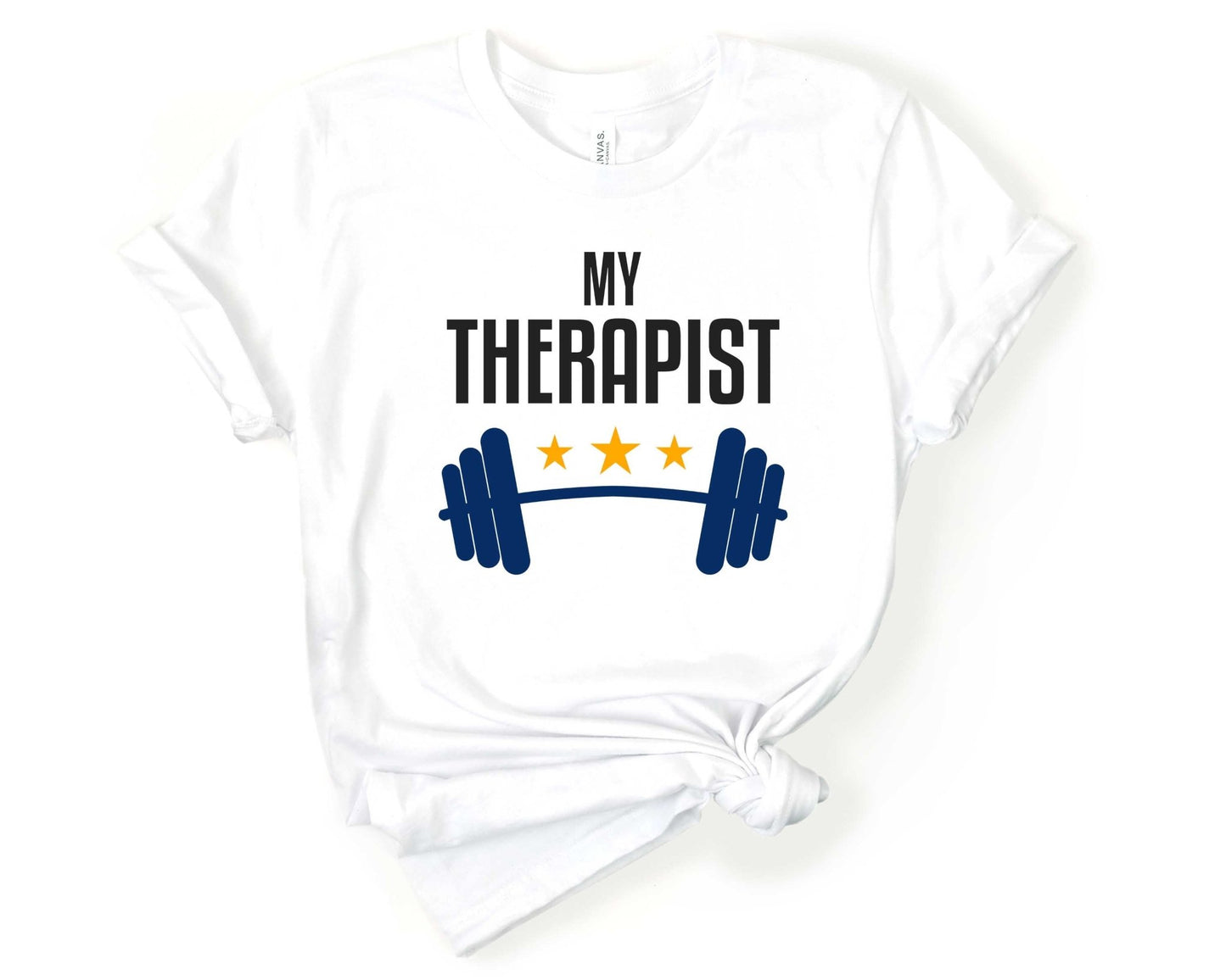 My Therapist is Weights, Workout Humor - Gone Coastal Creations - Shirts