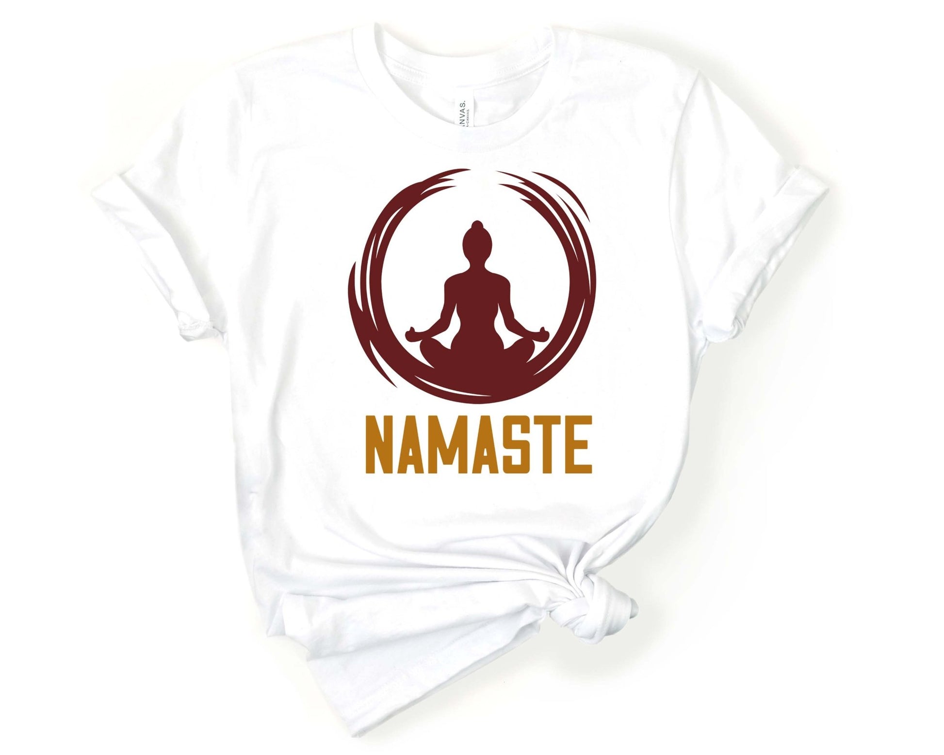 Namaste Yoga Shirt | Motivational Yoga Shirt - Gone Coastal Creations - Shirts