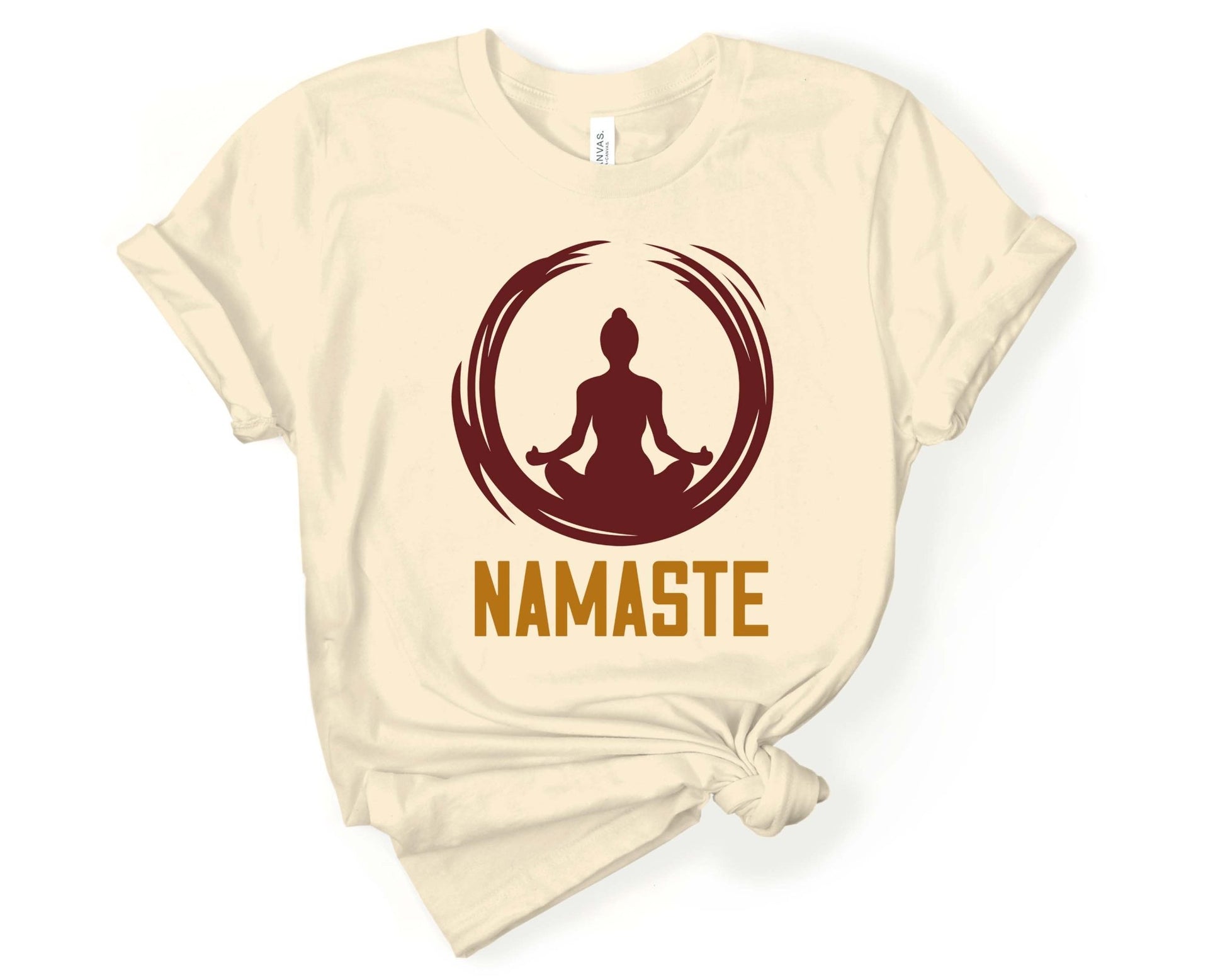 Namaste Yoga Shirt | Motivational Yoga Shirt - Gone Coastal Creations - Shirts