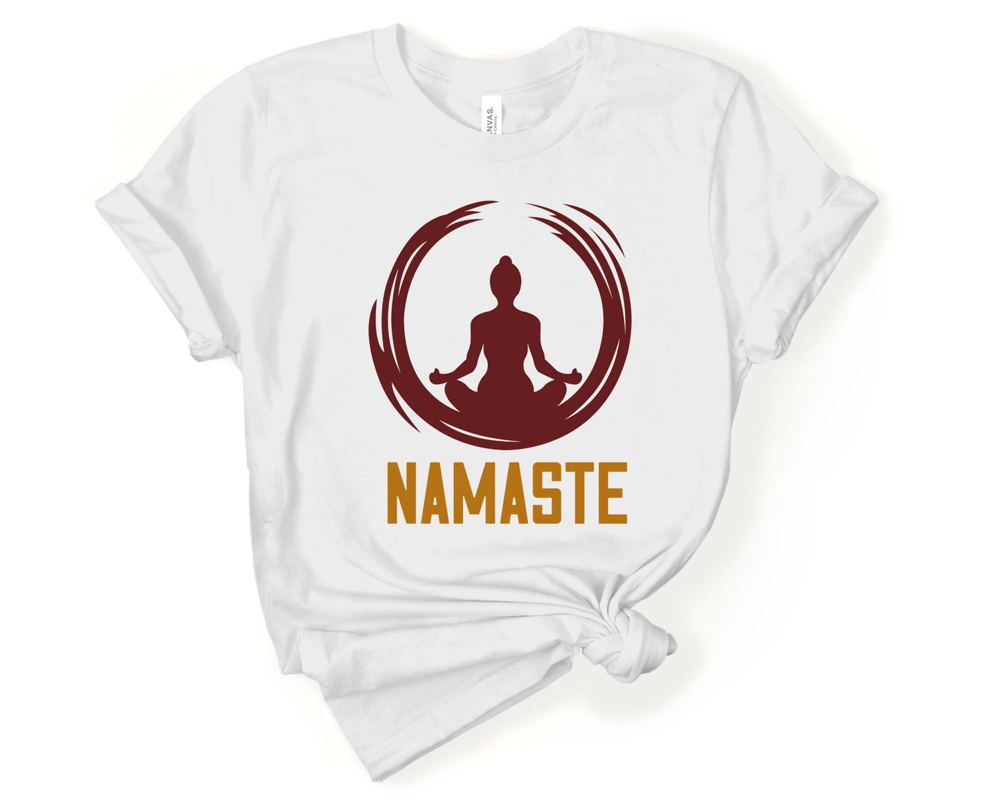 Namaste Yoga Shirt | Motivational Yoga Shirt - Gone Coastal Creations - Shirts