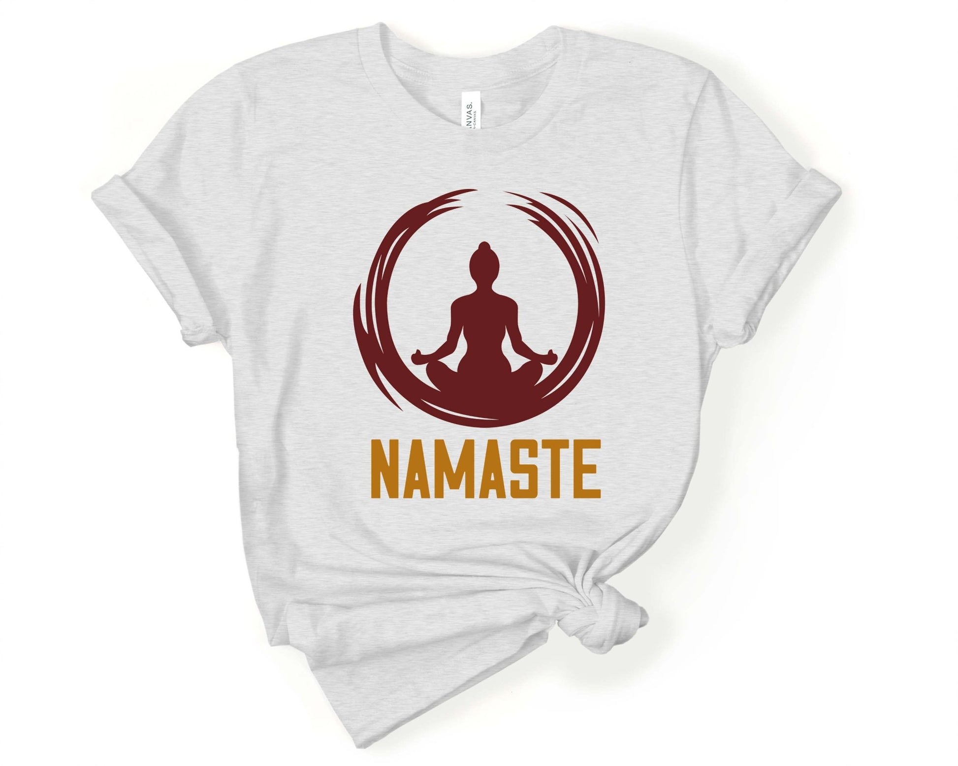 Namaste Yoga Shirt | Motivational Yoga Shirt - Gone Coastal Creations - Shirts