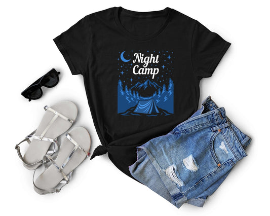 Night Camping Team | Funny Camping Shirts for the Outdoor Adventurer - Gone Coastal Creations - shirts