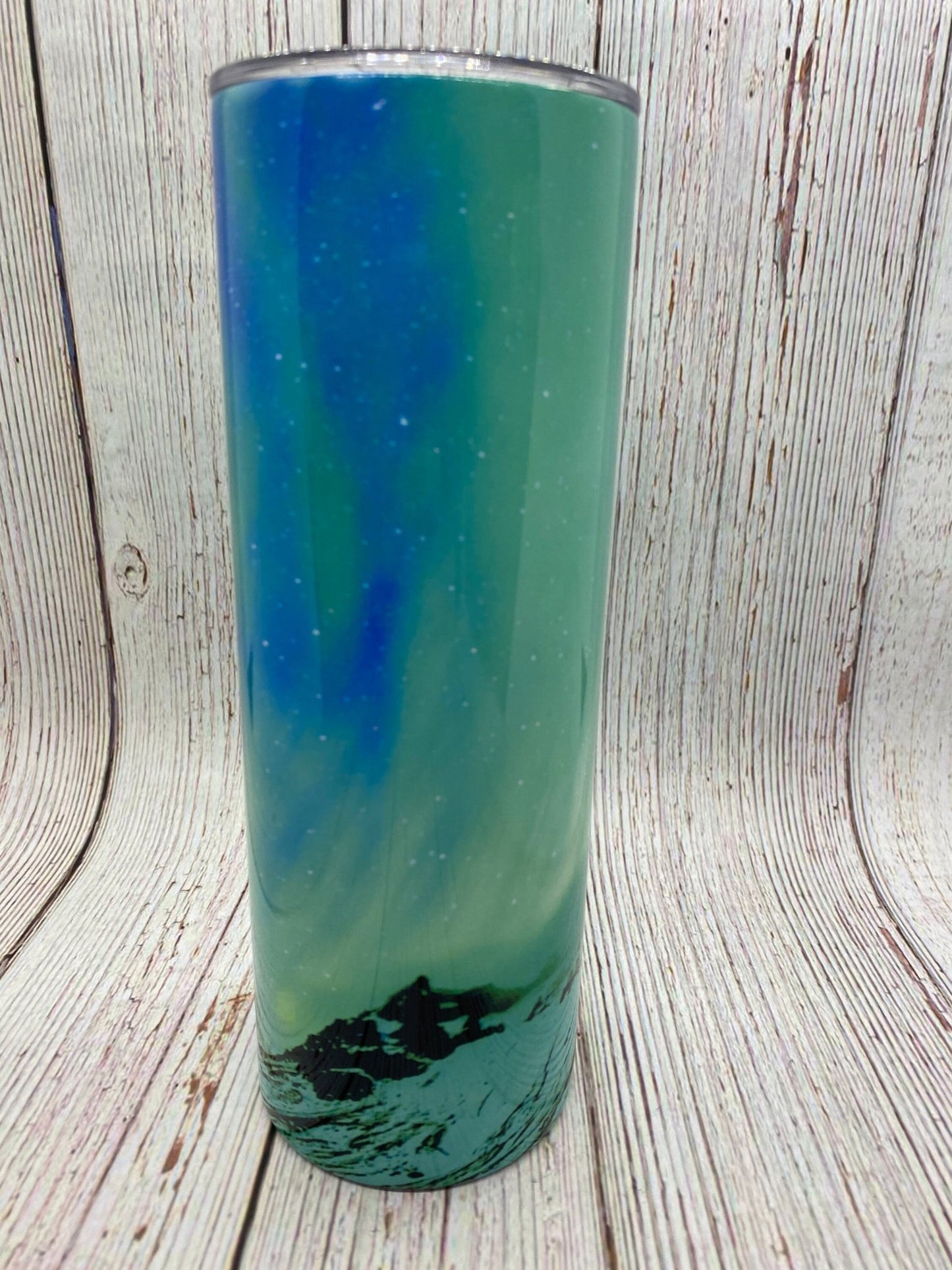 Northern Lights Custom Permanent Ink Tumbler - Gone Coastal Creations - Mugs & Tumblers