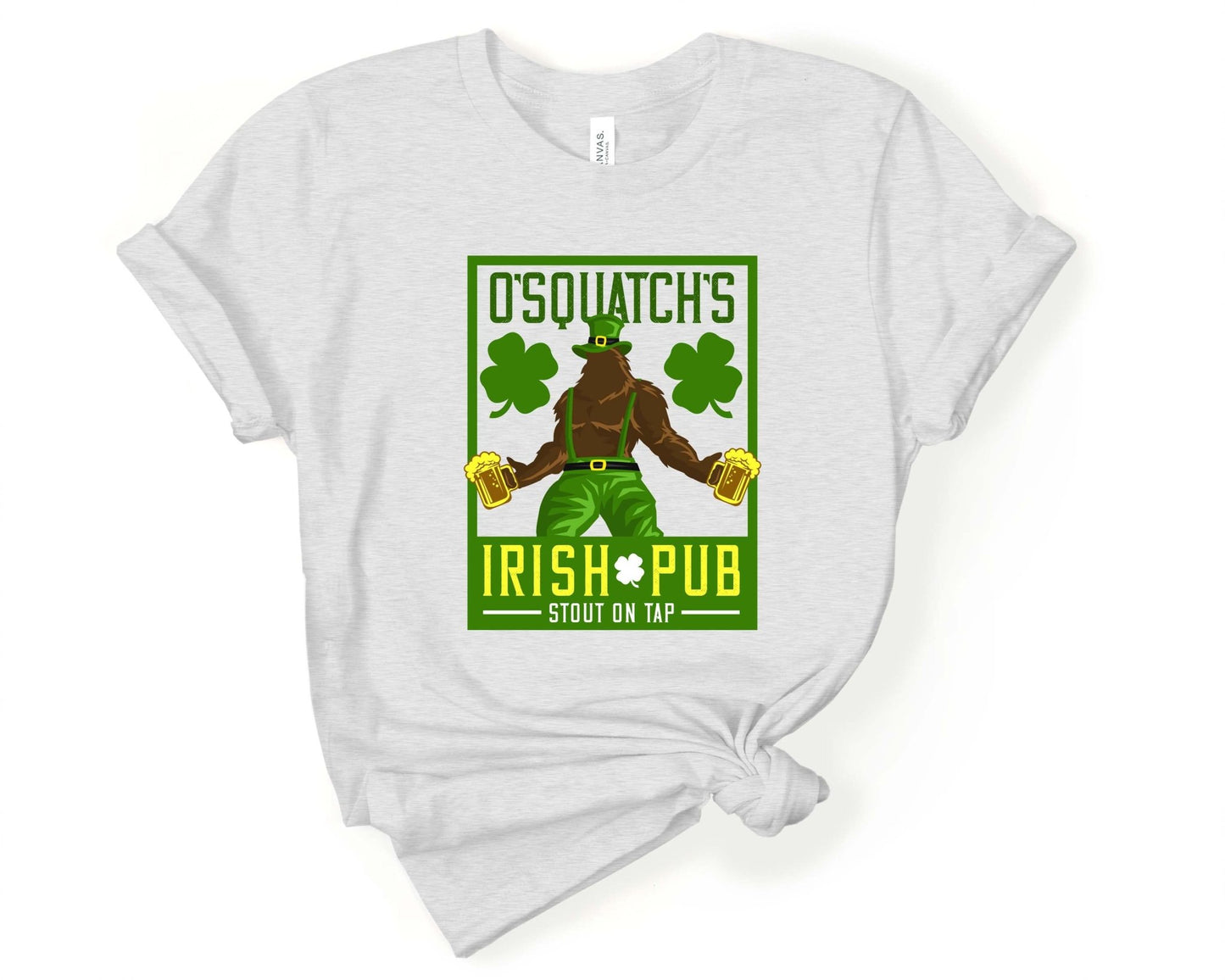 O'Squatch's Irish Pub Bigfoot T-Shirt - Gone Coastal Creations - Shirts