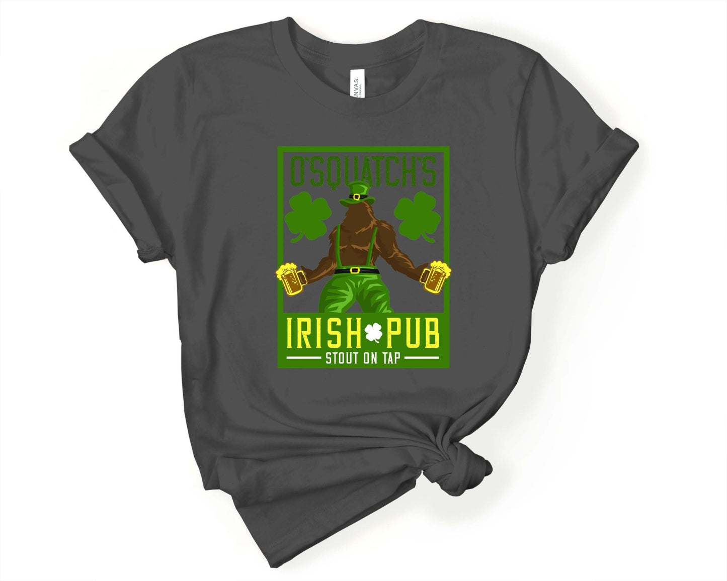 O'Squatch's Irish Pub Bigfoot T-Shirt - Gone Coastal Creations - Shirts