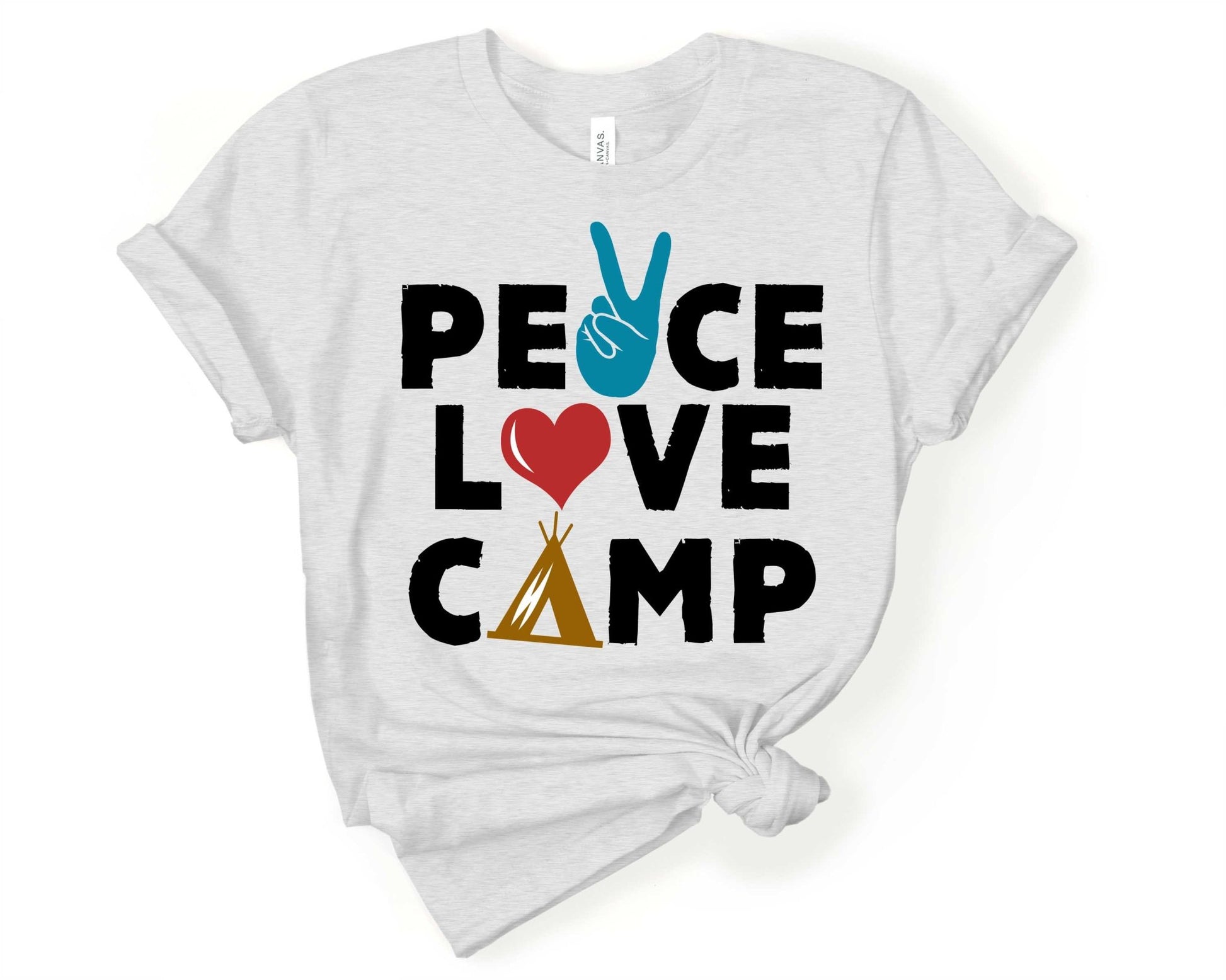 Peace Love Camp | Funny Camping Shirts for the Outdoor Adventurer - Gone Coastal Creations - shirts