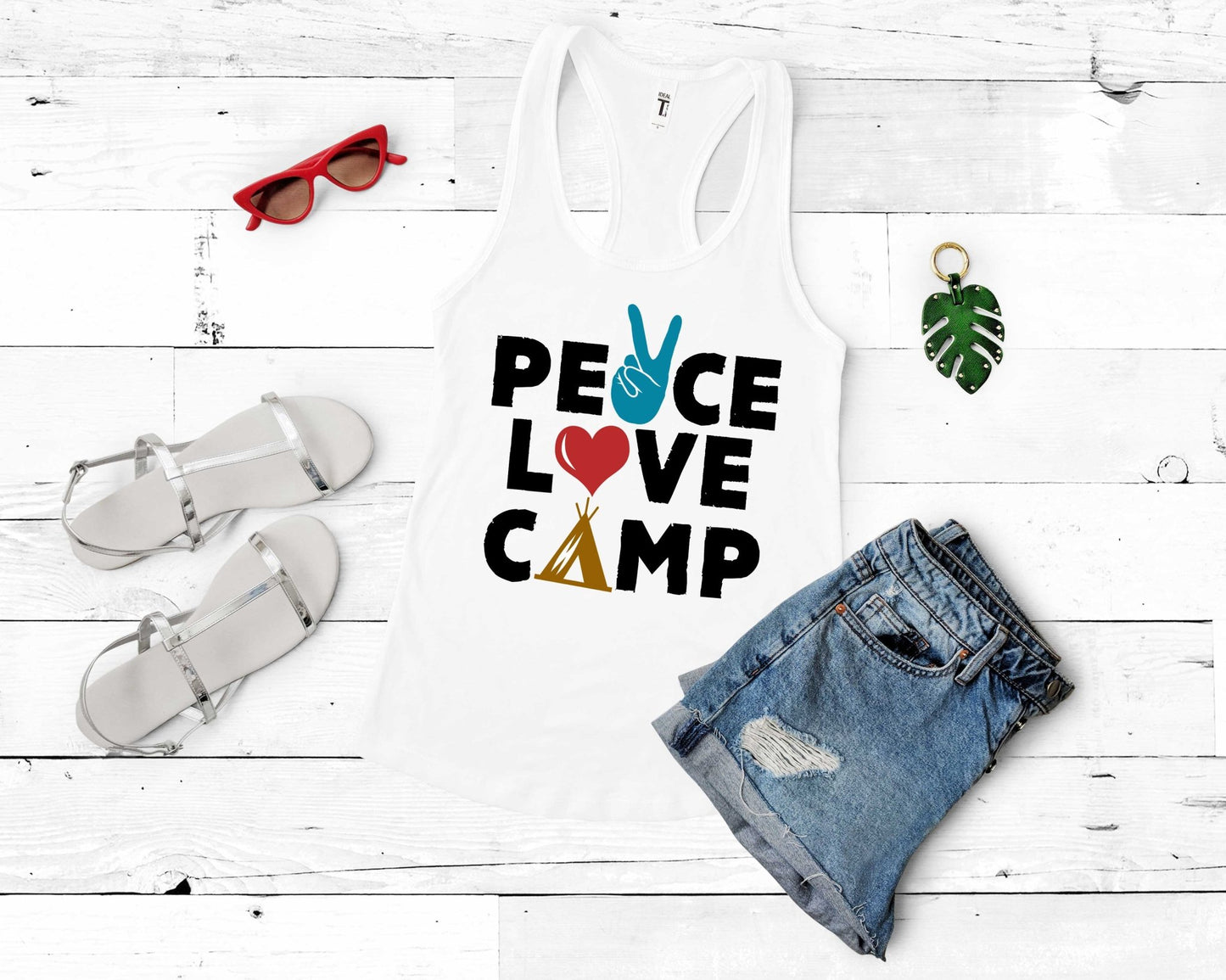 Peace Love Camp | Funny Camping Shirts for the Outdoor Adventurer - Gone Coastal Creations - shirts