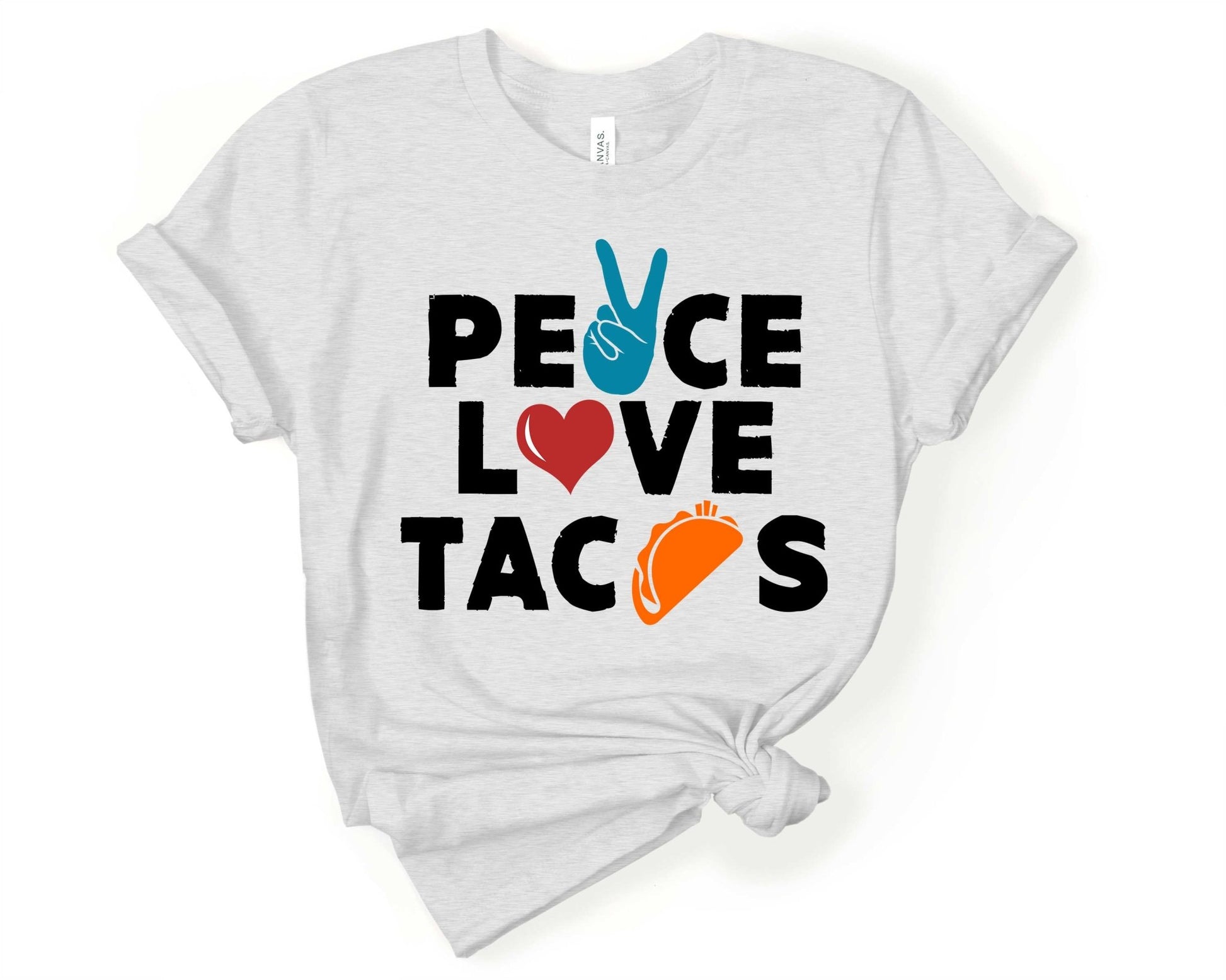 Peace Love Taco | Taco Lover Shirt - Gone Coastal Creations - Shirts