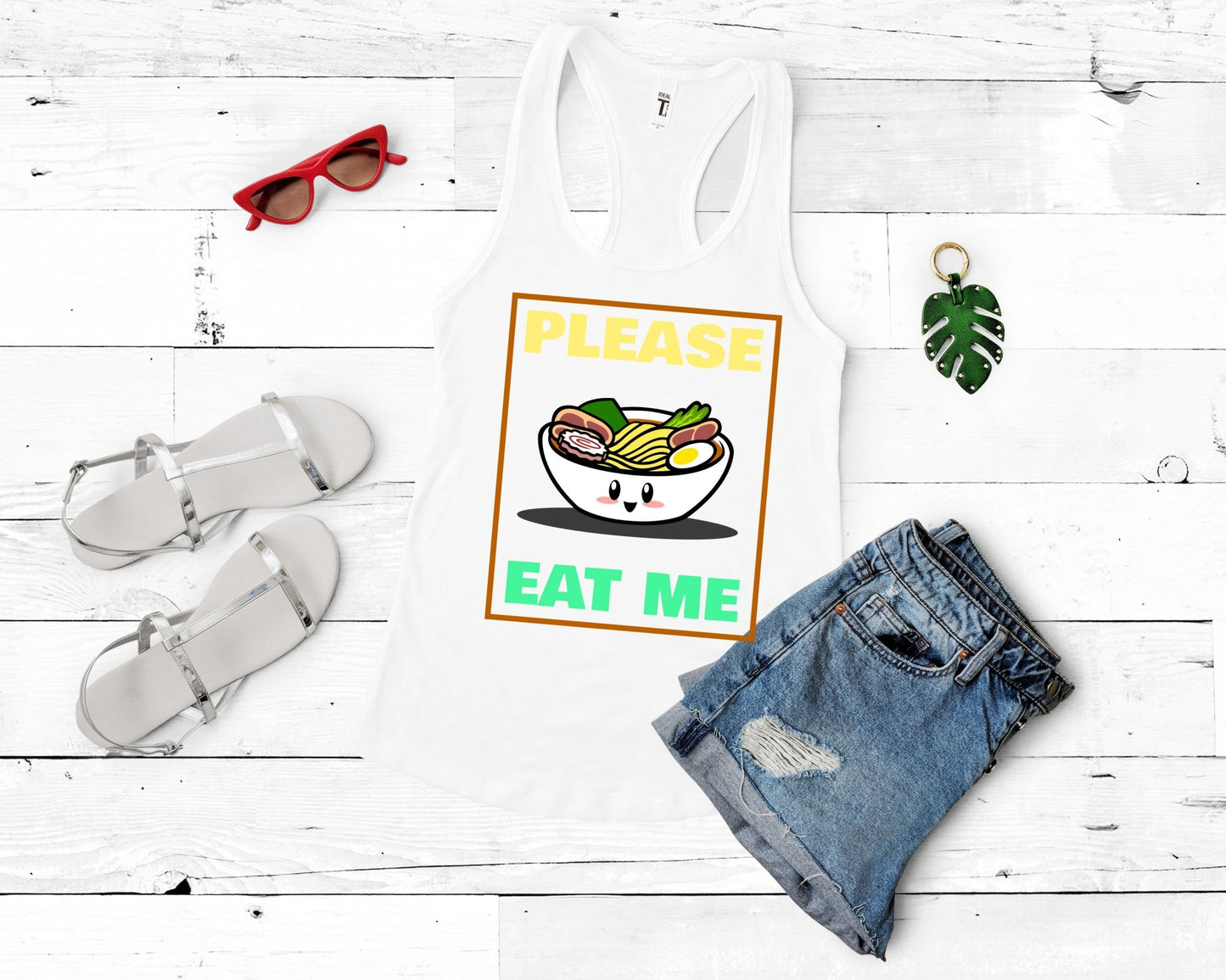 Please Eat Me Ramen Shirt for Foodie | Stocking Stuffer for College Student - Gone Coastal Creations - Shirts