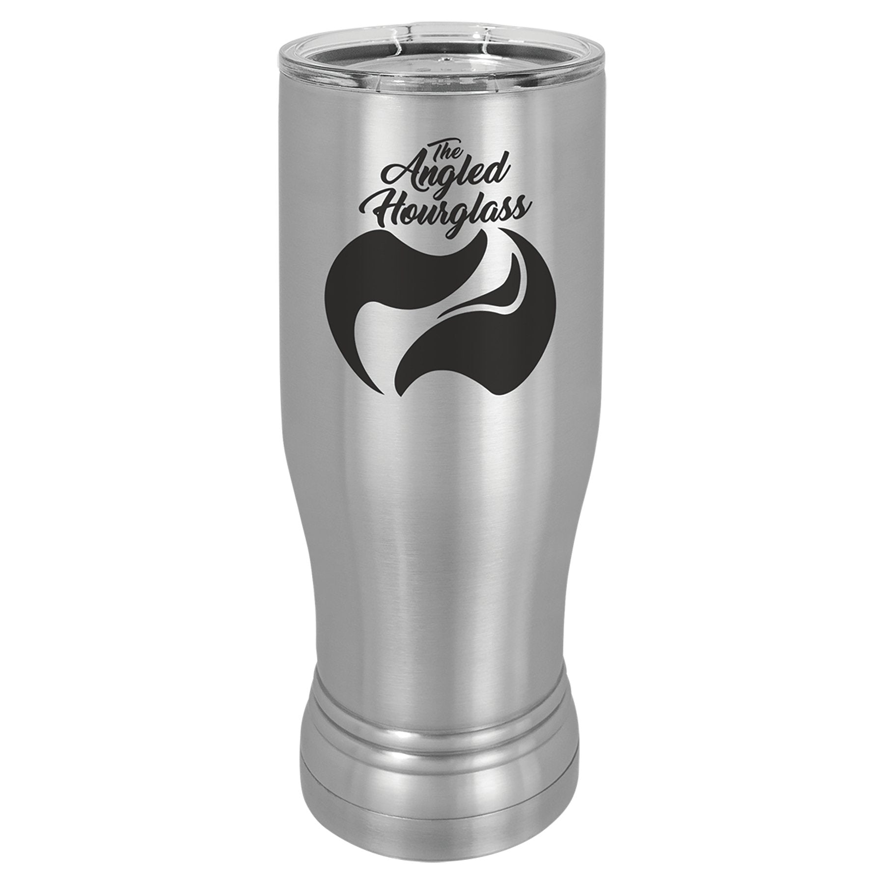 Polar Camel 14 oz. Pilsner with Clear Lid - Ready for Personalized Laser Engraving - Gone Coastal Creations - Laser Engraved Drinkware