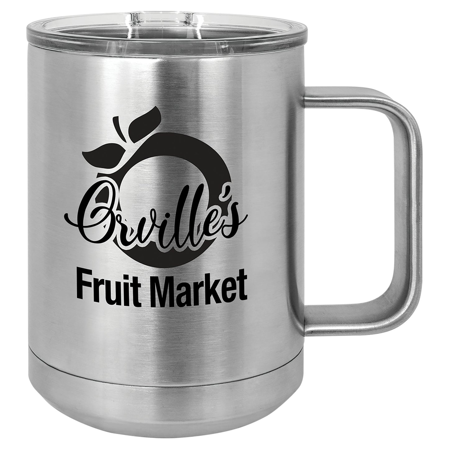 Polar Camel 15 oz. Mug with Slider Lid - Ready for Personalized Laser Engraving - Gone Coastal Creations - Laser Engraved Drinkware