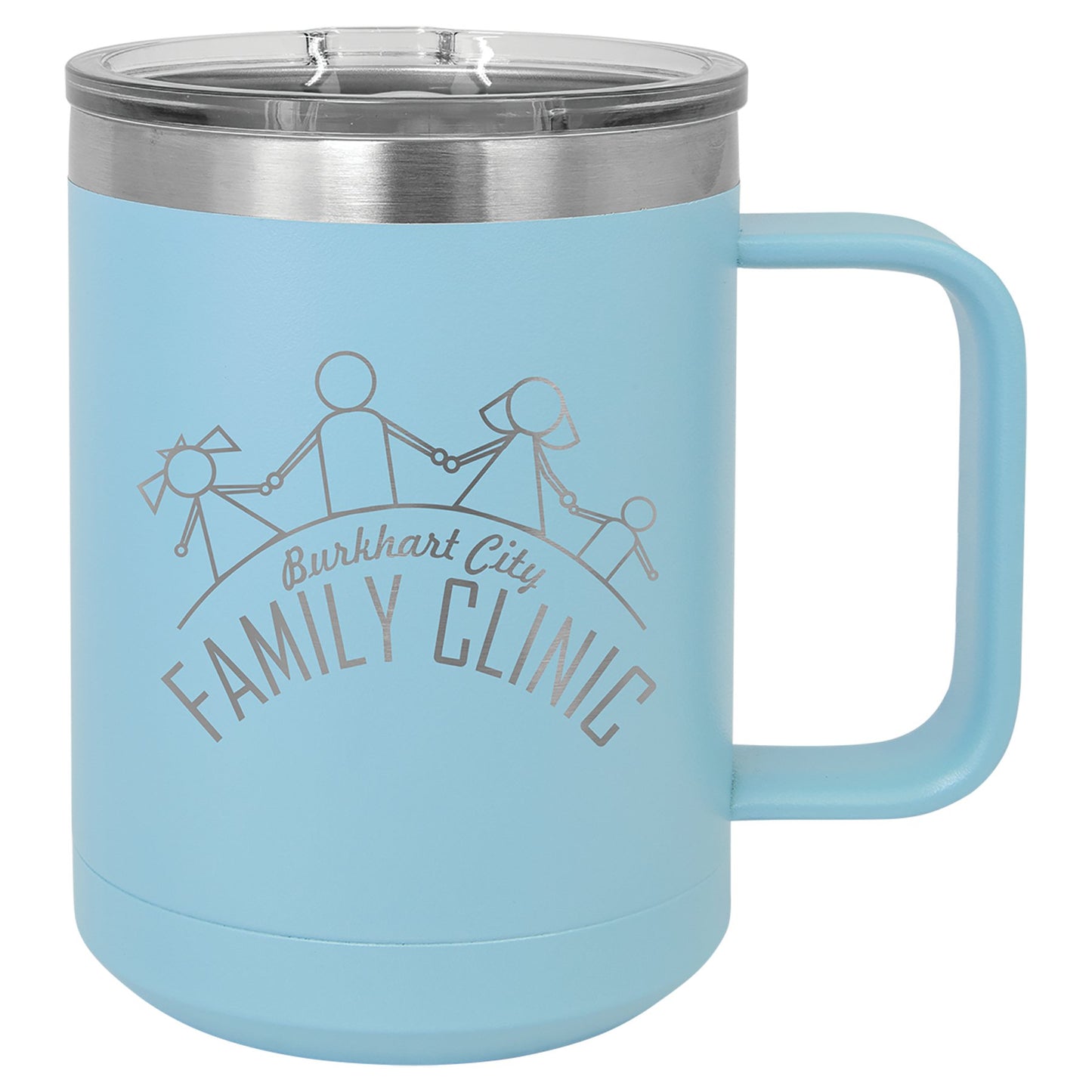 Polar Camel 15 oz. Mug with Slider Lid - Ready for Personalized Laser Engraving - Gone Coastal Creations - Laser Engraved Drinkware