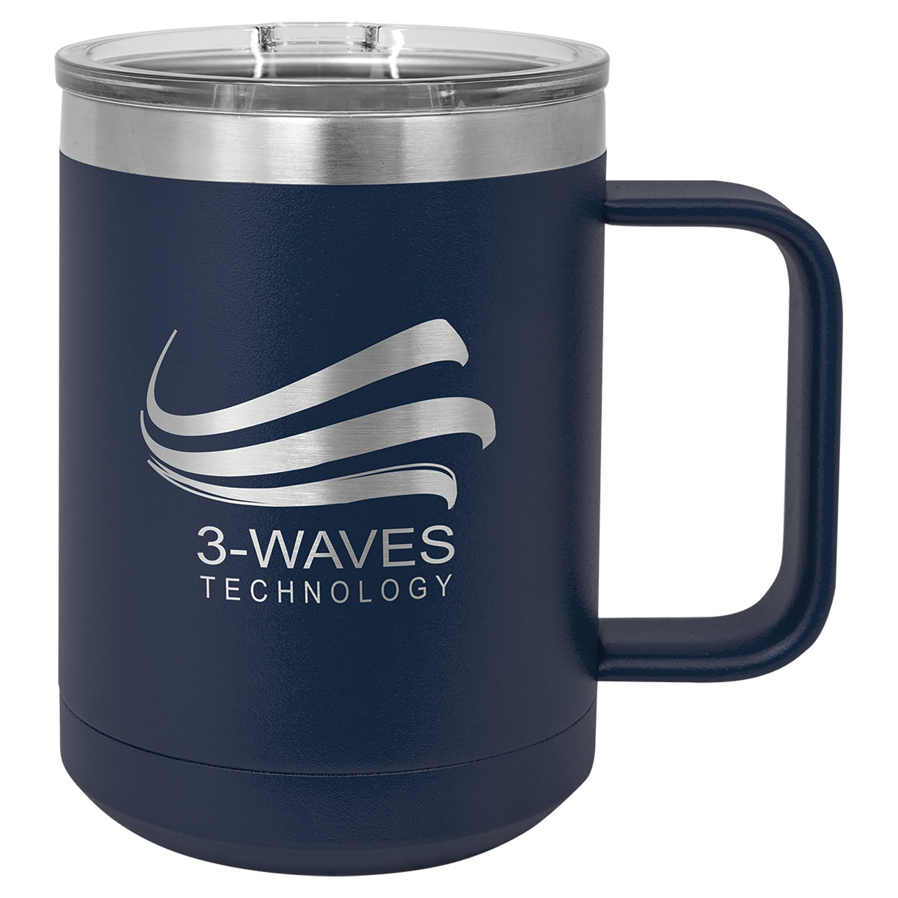 Polar Camel 15 oz. Mug with Slider Lid - Ready for Personalized Laser Engraving - Gone Coastal Creations - Laser Engraved Drinkware