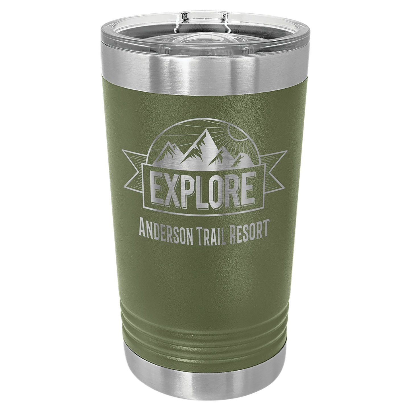 Polar Camel 16 oz. Pint with Slider Lid - Ready for Personalized Laser Engraving - Gone Coastal Creations - Laser Engraved Drinkware