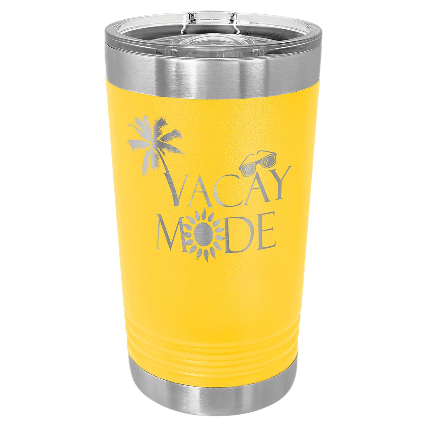 Polar Camel 16 oz. Pint with Slider Lid - Ready for Personalized Laser Engraving - Gone Coastal Creations - Laser Engraved Drinkware