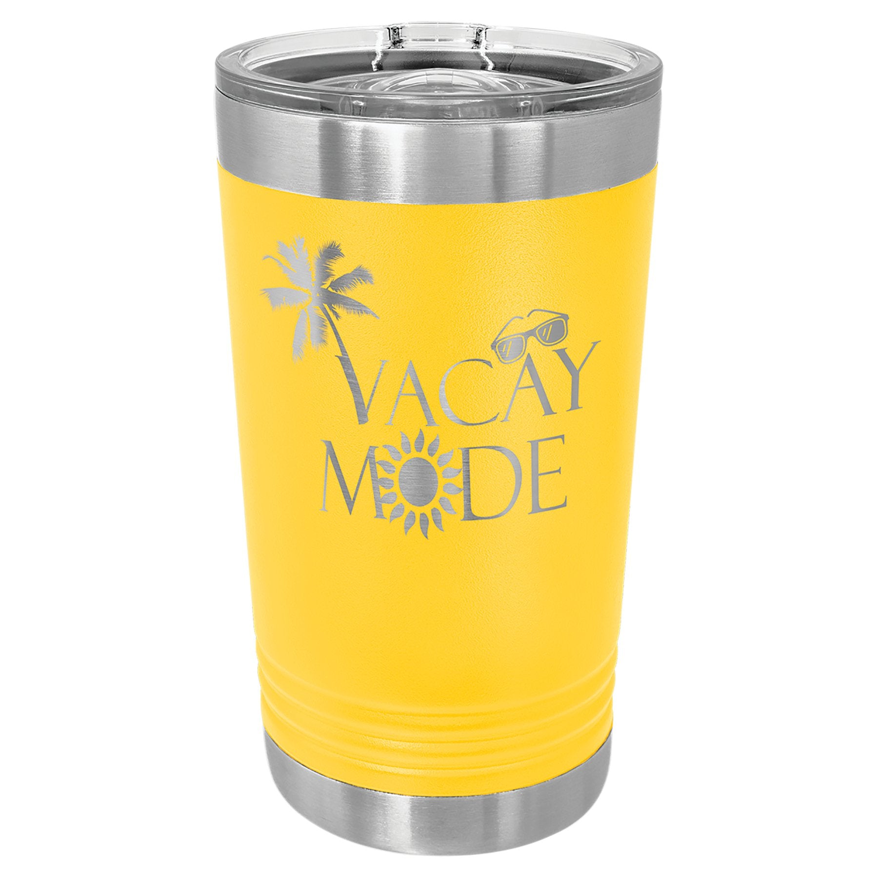 Polar Camel 16 oz. Pint with Slider Lid - Ready for Personalized Laser Engraving - Gone Coastal Creations - Laser Engraved Drinkware