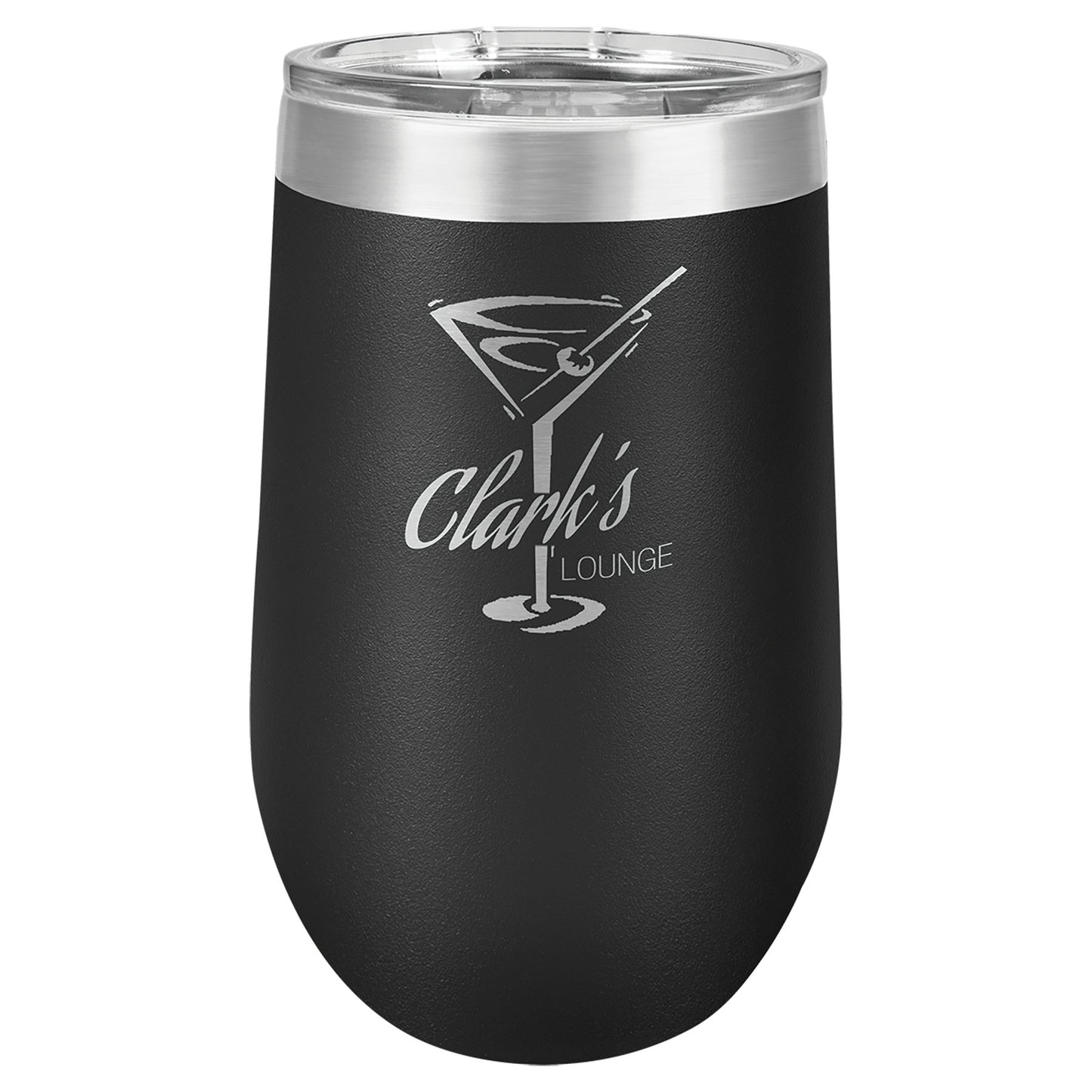 Polar Camel 16 oz. Stemless Tumbler with Clear Lid - Ready for Personalized Laser Engraving - Gone Coastal Creations - Laser Engraved Drinkware