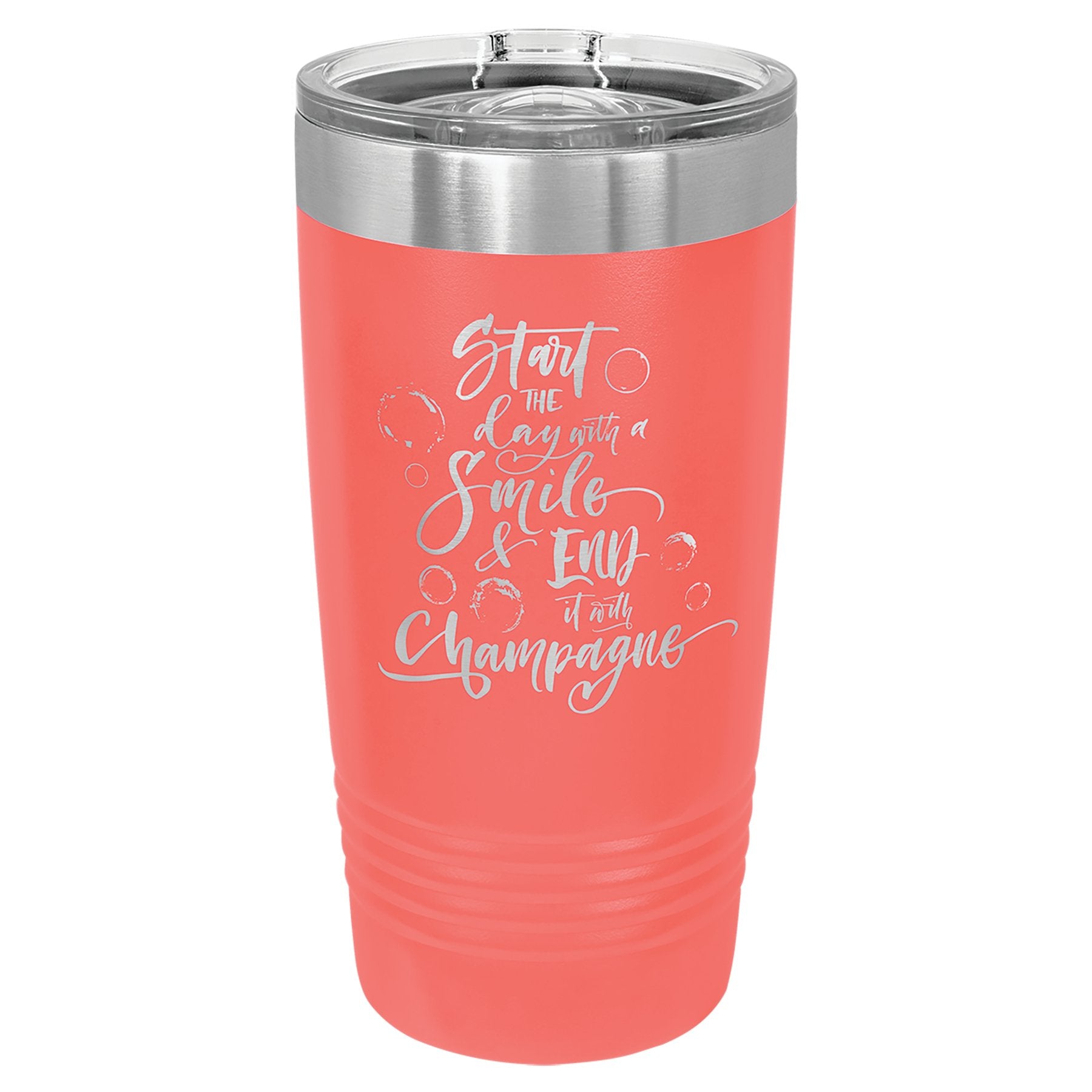 Polar Camel 20 oz. Insulated Ringneck Tumbler with Slider Lid - Ready for Personalized Laser Engraving - Gone Coastal Creations - Laser Engraved Drinkware