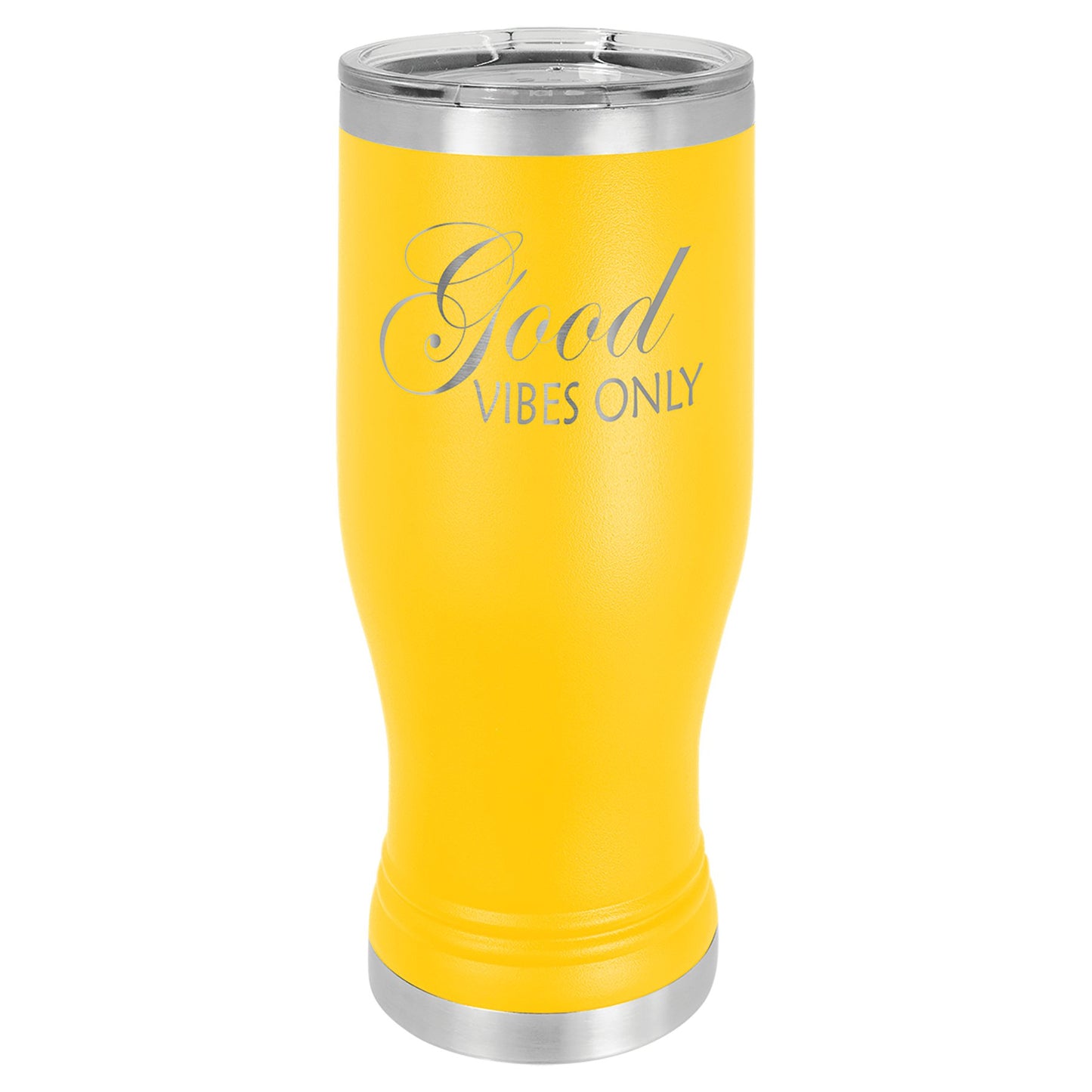 Polar Camel 20 oz. Pilsner with Clear Lid - Ready for Personalized Laser Engraving - Gone Coastal Creations - Laser Engraved Drinkware