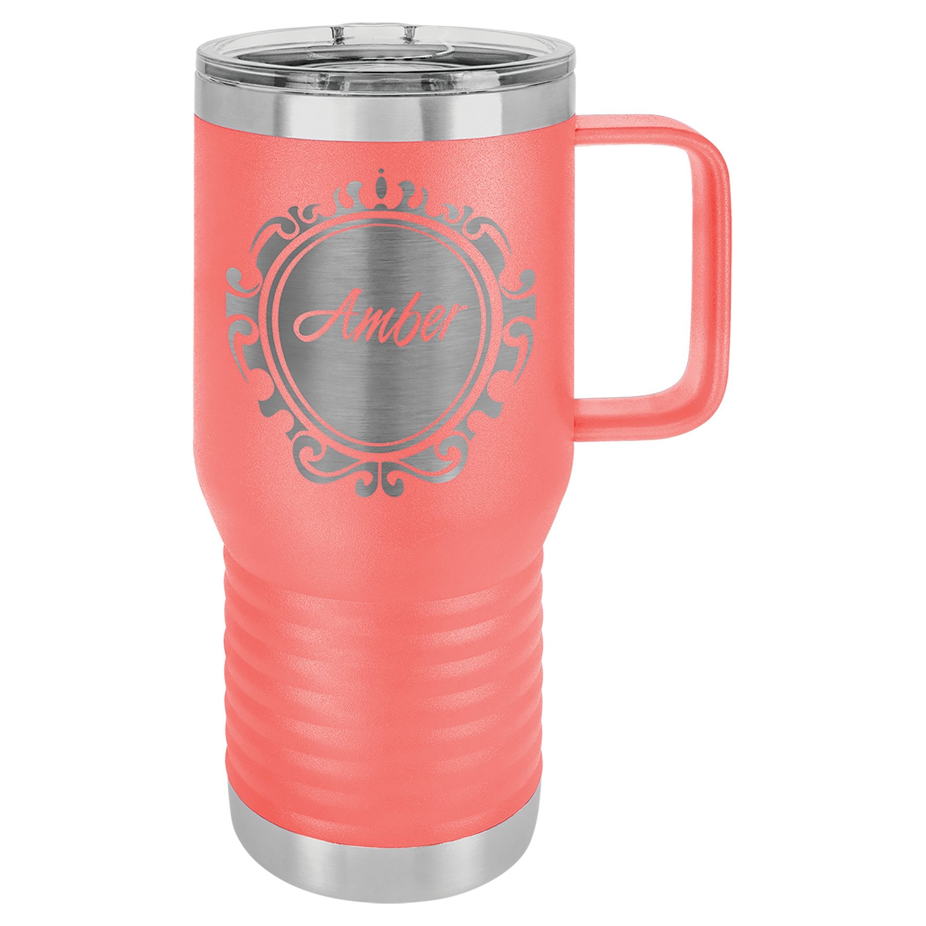 Polar Camel 20 oz. Vacuum Insulated Travel Mug with Slider Lid - Ready for Personalized Laser Engraving - Gone Coastal Creations - Laser Engraved Drinkware