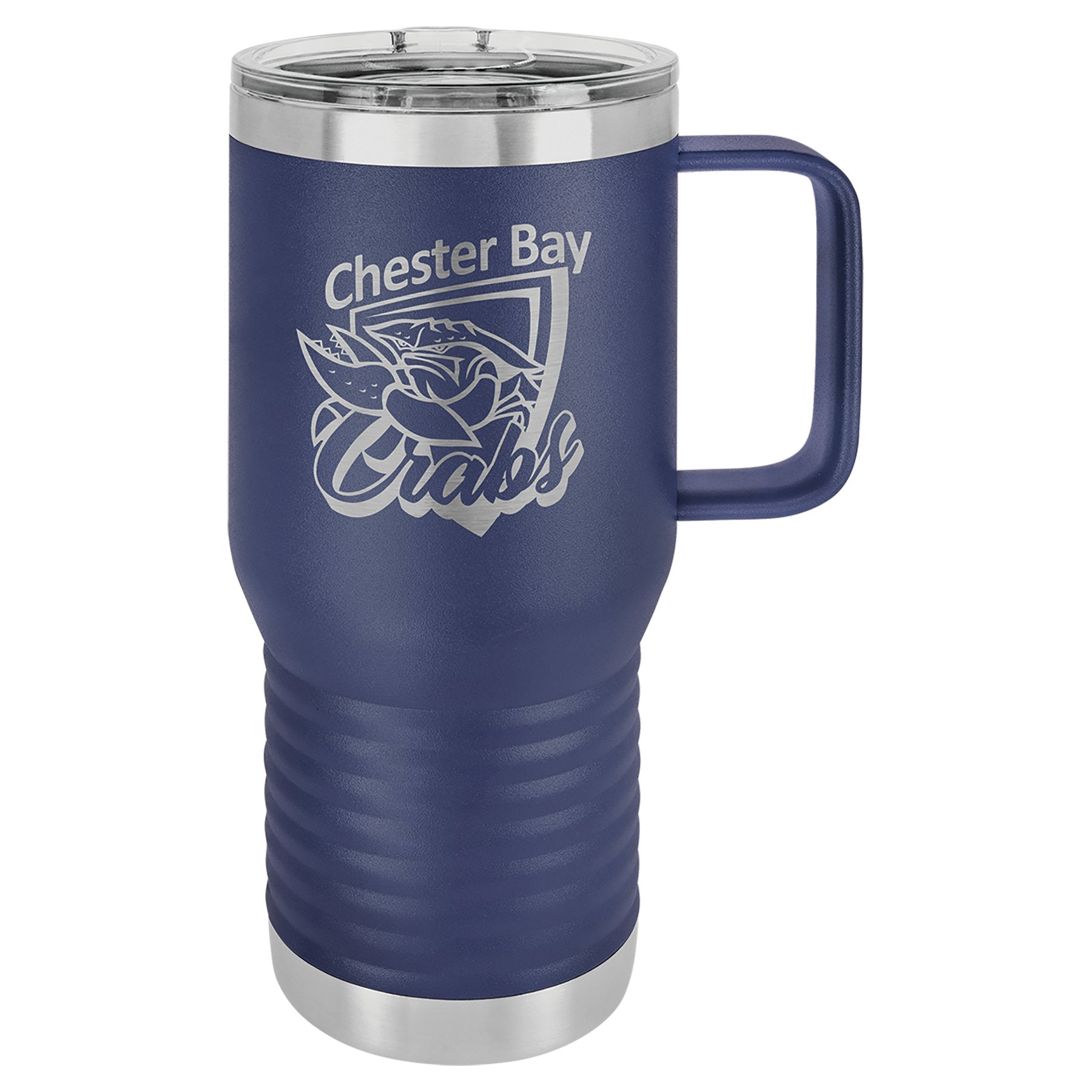 Polar Camel 20 oz. Vacuum Insulated Travel Mug with Slider Lid - Ready for Personalized Laser Engraving - Gone Coastal Creations - Laser Engraved Drinkware