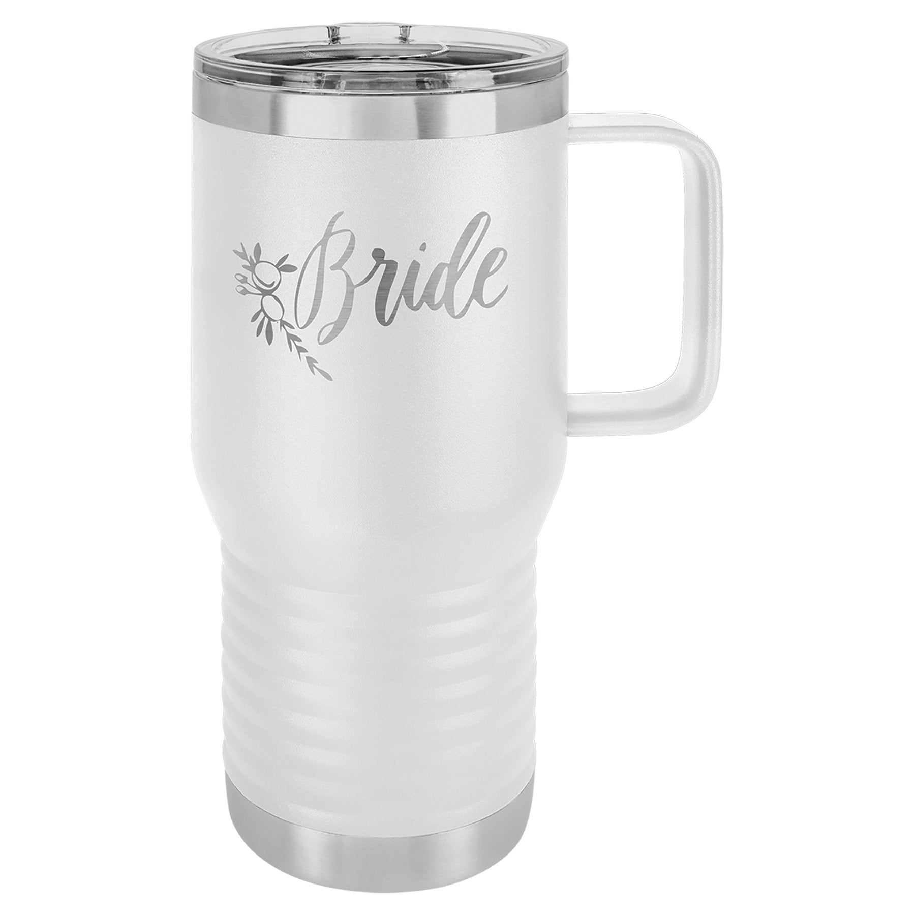 Polar Camel 20 oz. Vacuum Insulated Travel Mug with Slider Lid - Ready for Personalized Laser Engraving - Gone Coastal Creations - Laser Engraved Drinkware