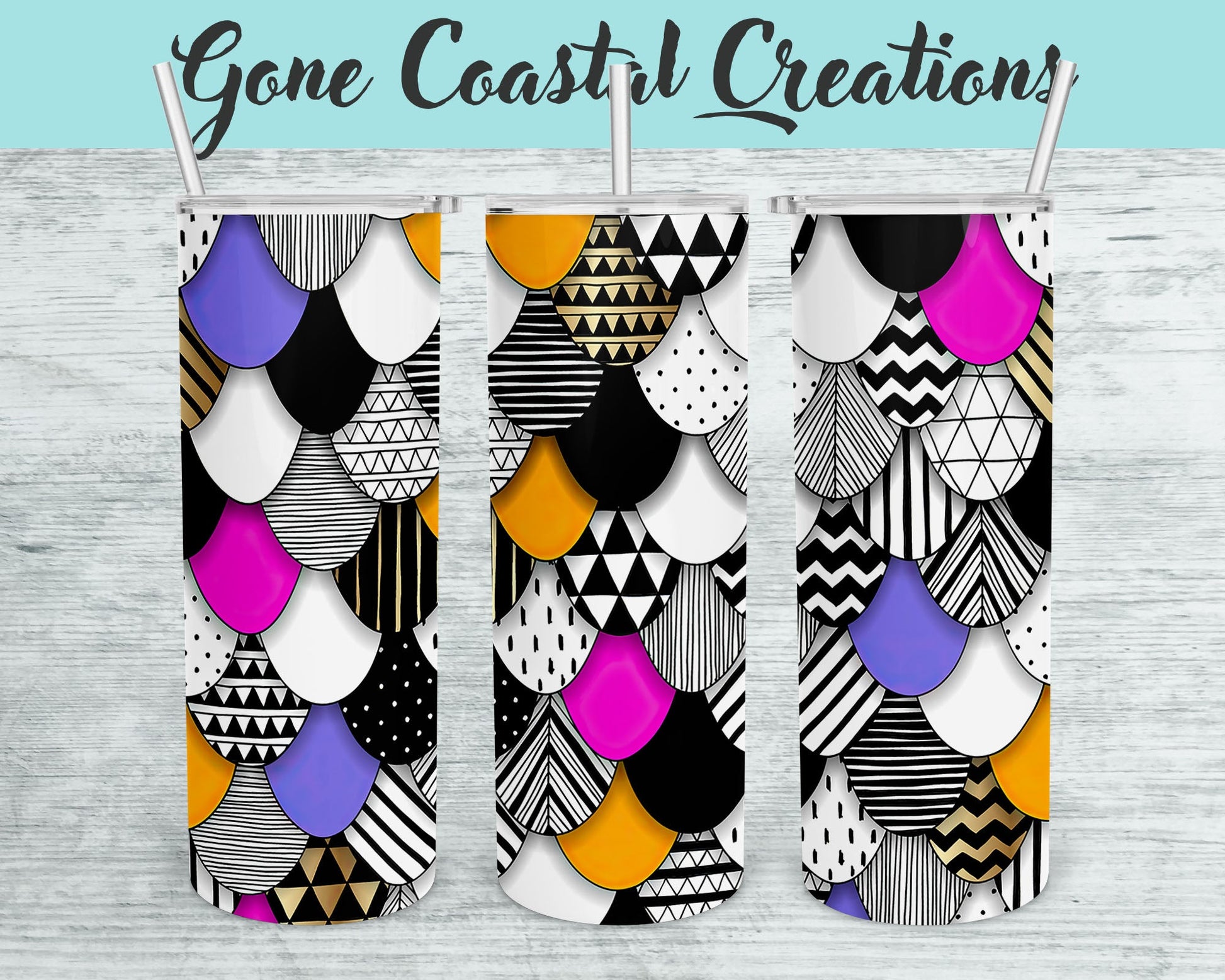 Quilt block scales pattern tumbler, gift for her, mothers day gift, Quilt lover, dragon lover gift - Gone Coastal Creations - Mugs & Tumblers