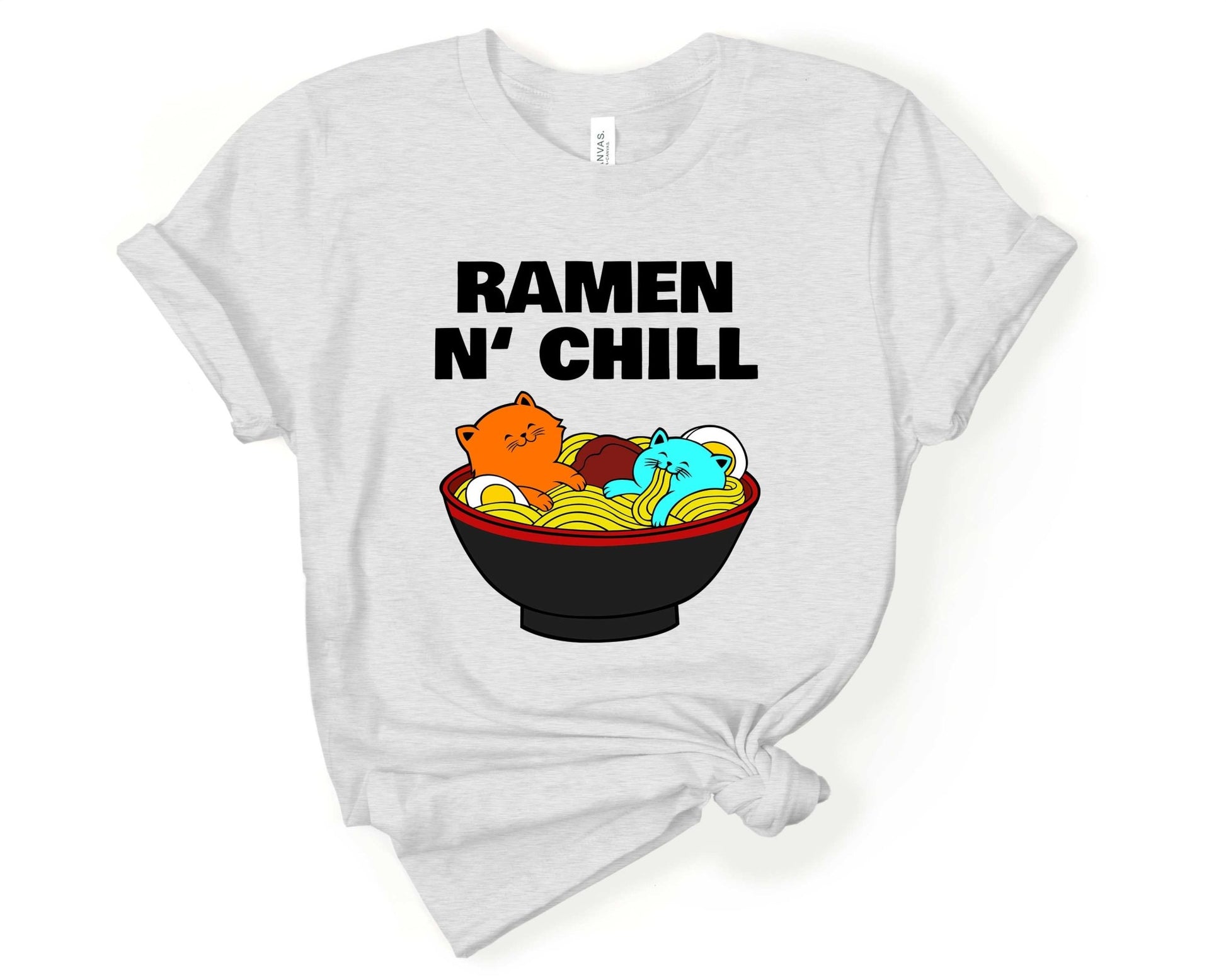 Ramen N Chill Shirt for Foodie | Stocking Stuffer for College Student - Gone Coastal Creations - Shirts