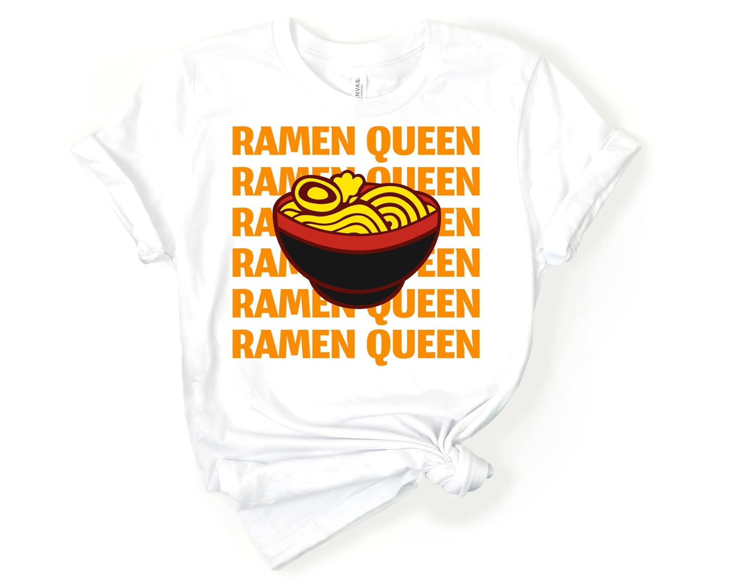 Ramen Queen Shirt for Foodie | Stocking Stuffer for College Student - Gone Coastal Creations - Shirts