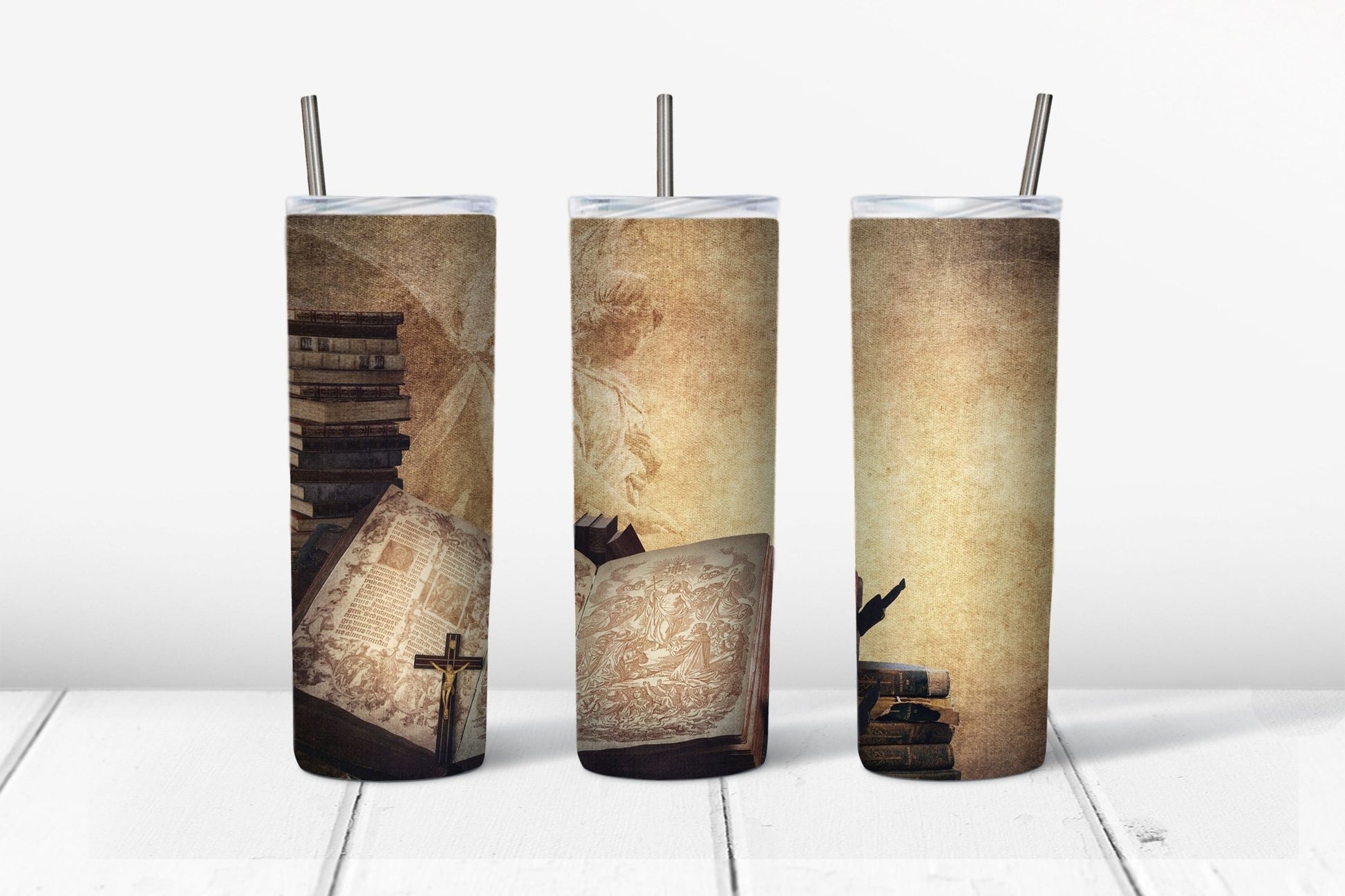 Religious Christian themed tumbler | faith and god - Gone Coastal Creations - Mugs & Tumblers