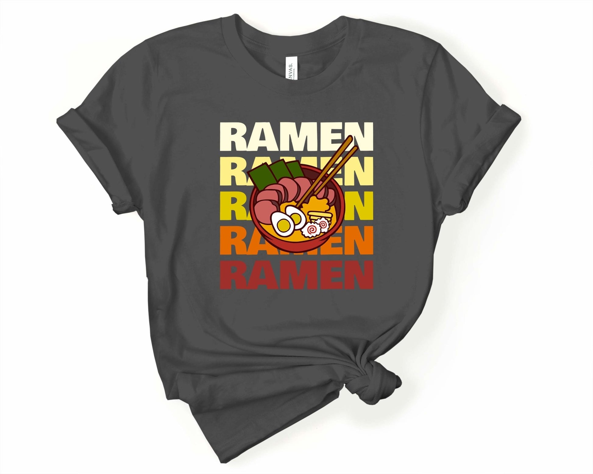 Retro Ramen Shirt for Foodie | Stocking Stuffer for College Student - Gone Coastal Creations - Shirts