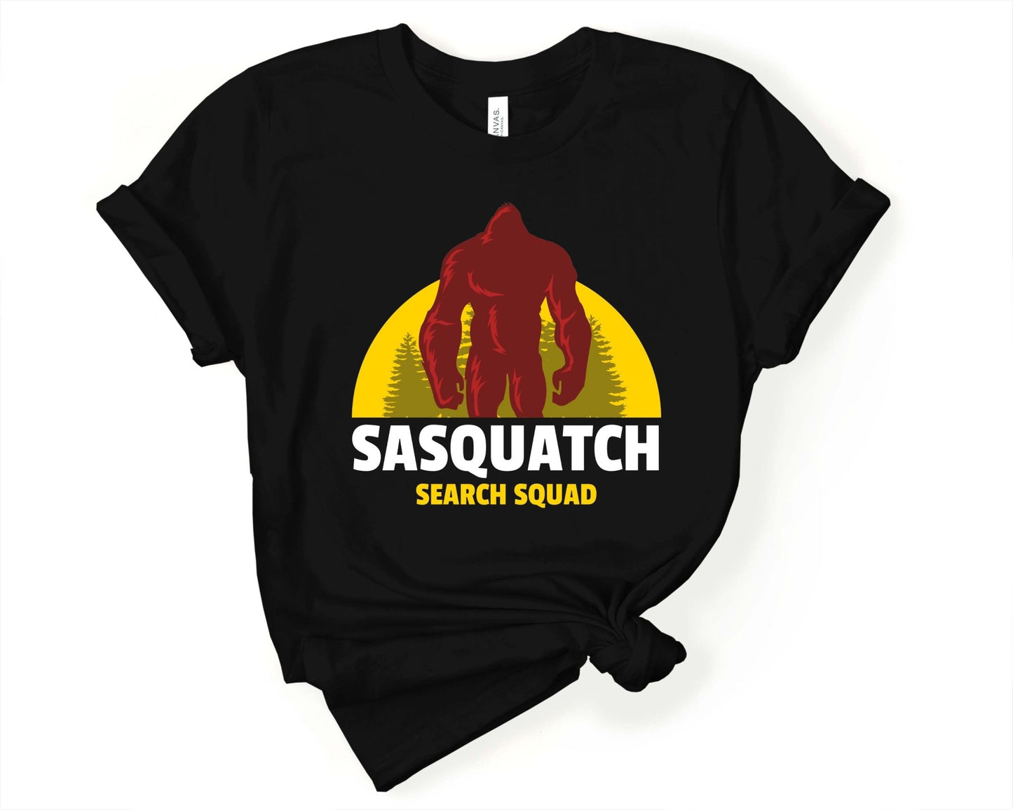 Sasquatch Search Squad Bigfoot Lover T-Shirt - Gone Coastal Creations - Shirts