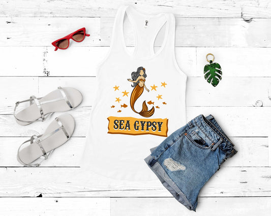 Sea Gypsy | Mermaid Lovers Shirt - Gone Coastal Creations - Shirts