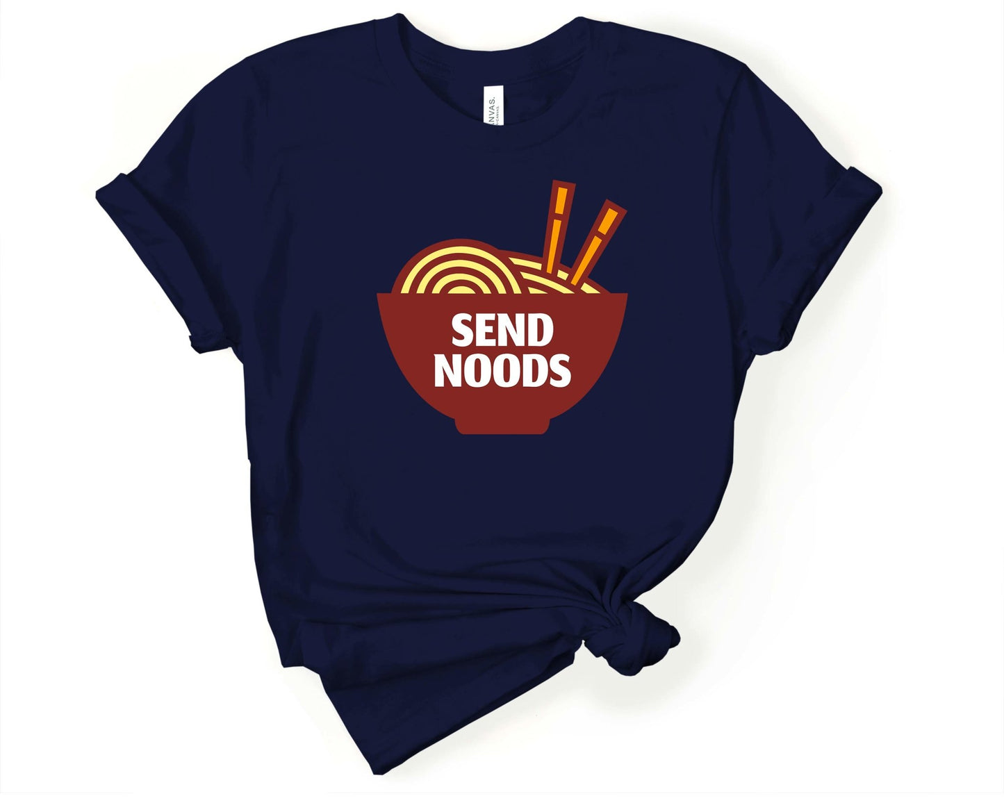 Send Noods Ramen Shirt for Foodie | Stocking Stuffer for College Student - Gone Coastal Creations - Shirts