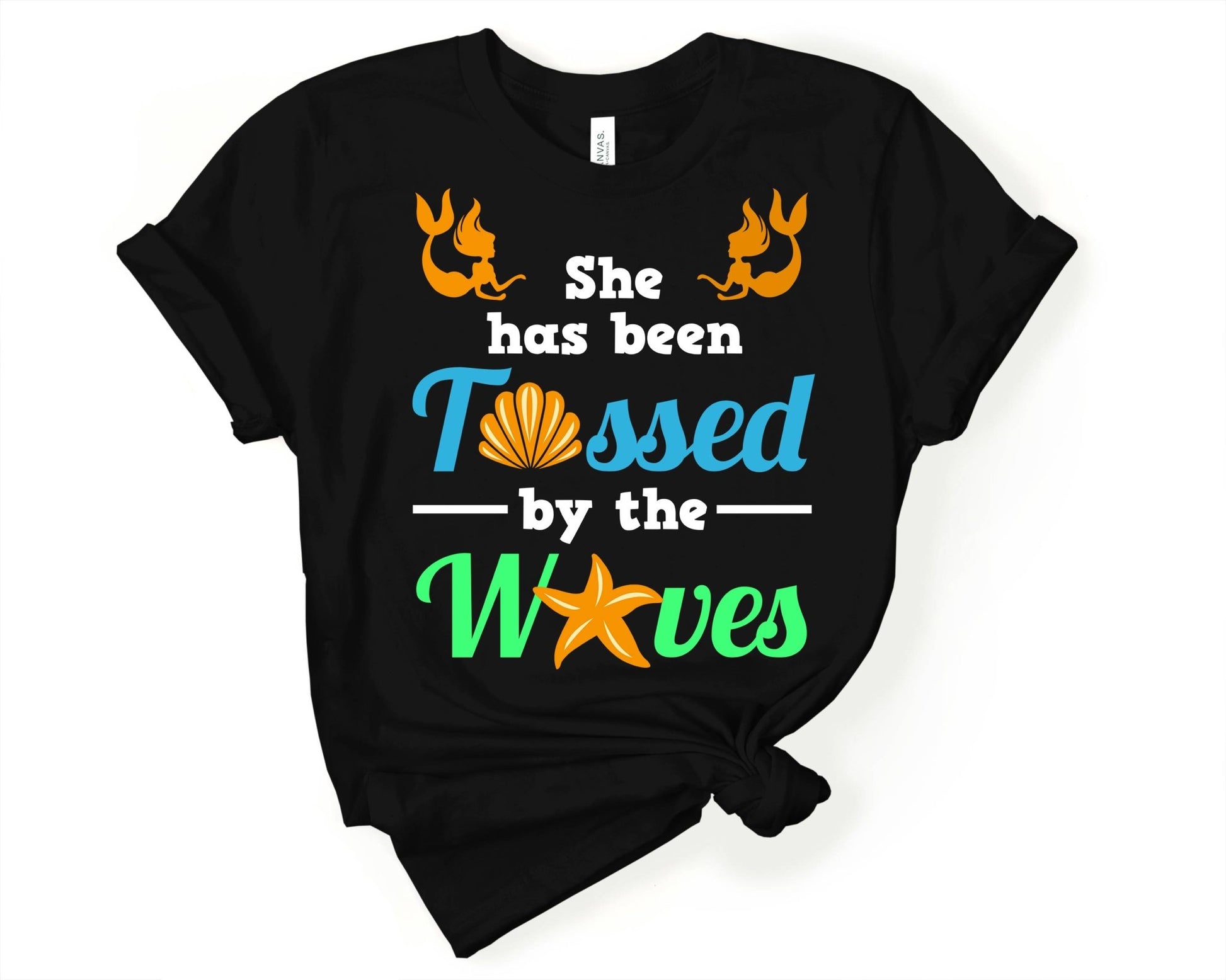 She Has Been Tossed by the Waves | Mermaid Lovers Shirt - Gone Coastal Creations - Shirts