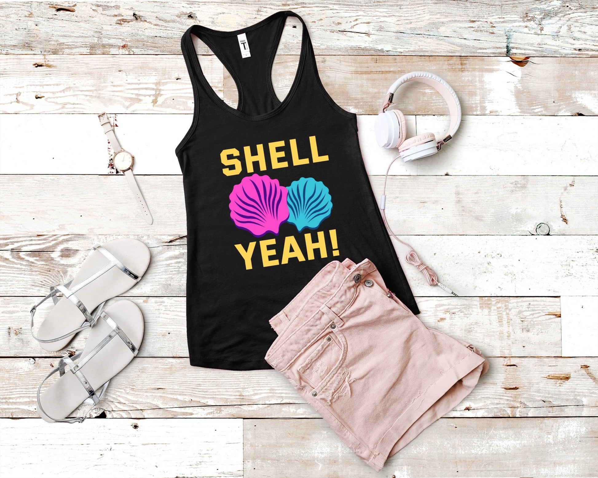 Shell Yeah | Mermaid Lovers Shirt - Gone Coastal Creations - Shirts