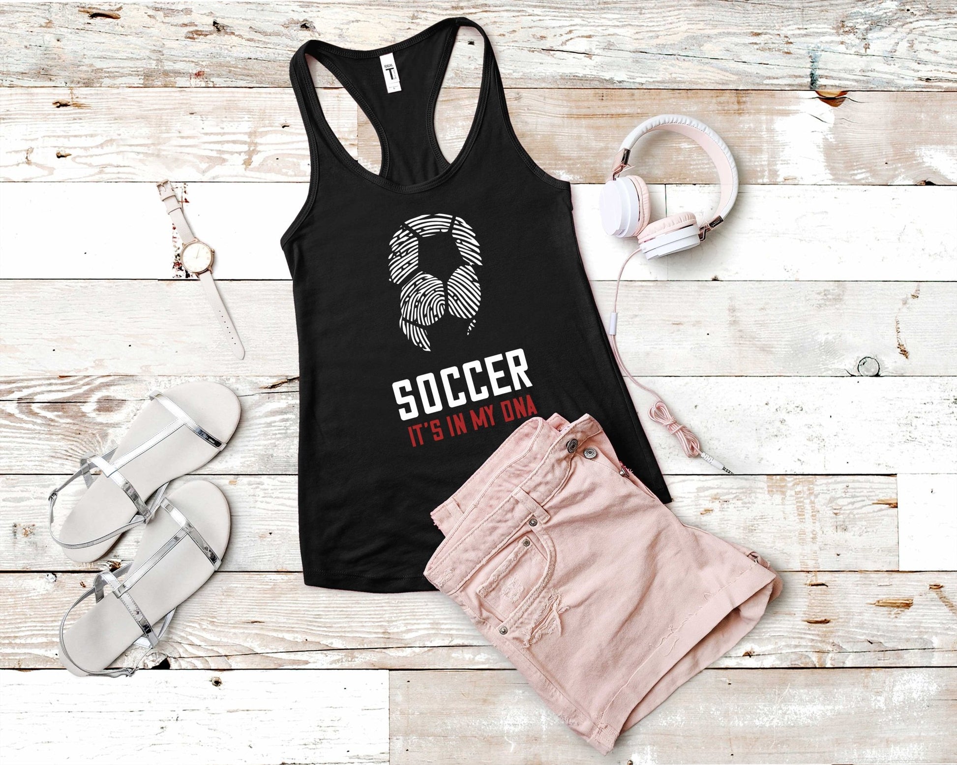 Soccer is in My DNA, Soccer is Life - Gone Coastal Creations - Shirts