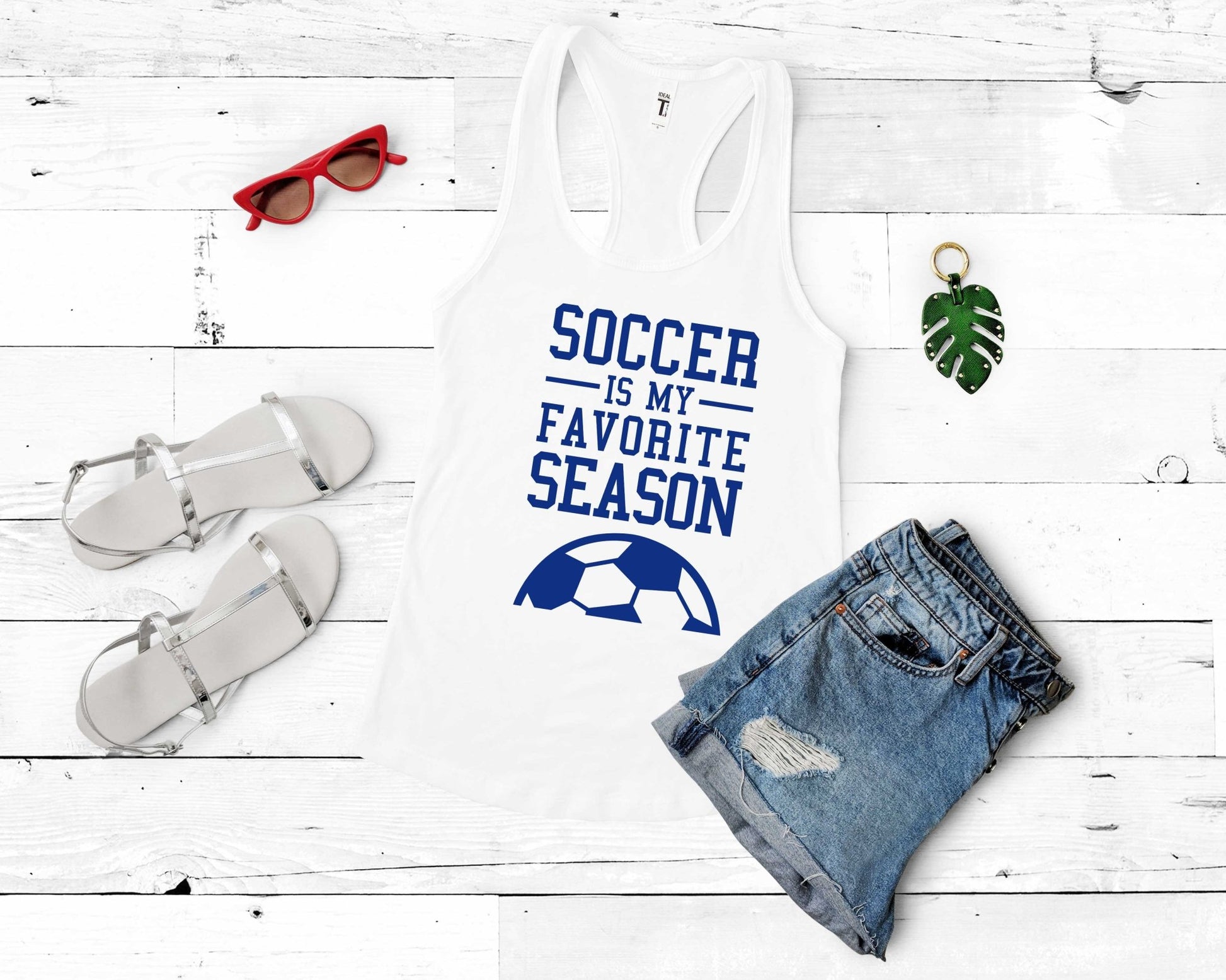 Soccer is my Favorite Season, Soccer is Life - Gone Coastal Creations - Shirts